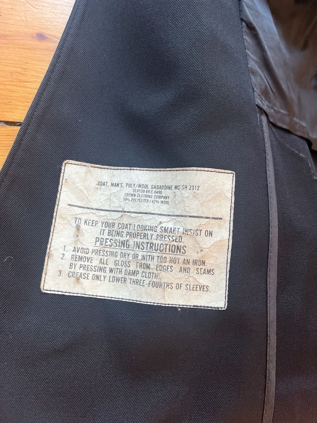 USMC Dress Blue Uniform Jacket Coat Vintage 1989 36R Excellent Condition 8