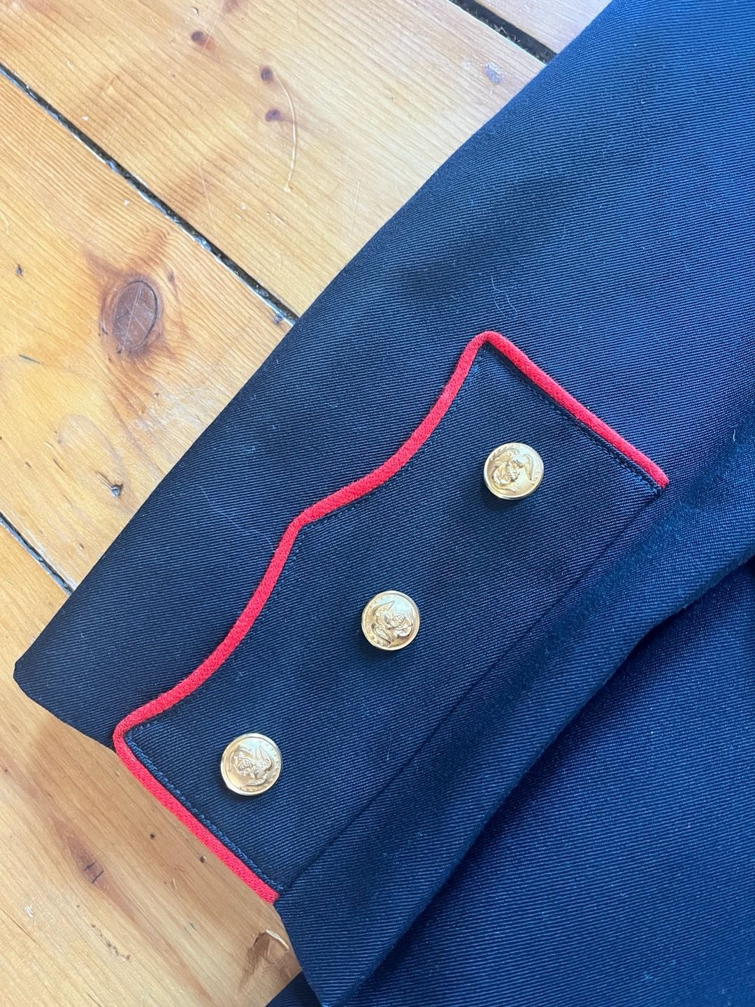 USMC Dress Blue Uniform Jacket Coat Vintage 1989 36R Excellent Condition 11