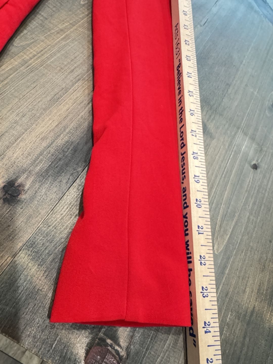New York & Company Blazer Size 2 Red Single Button Lined 8