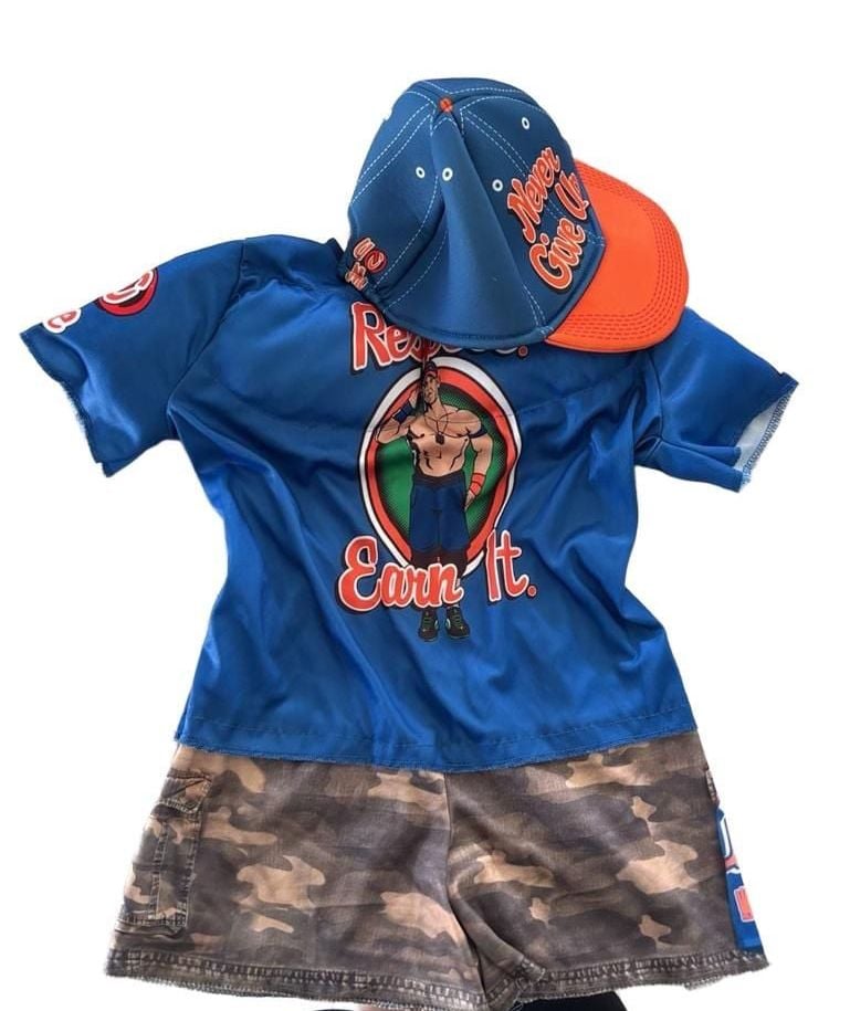 WWE John Cena Respect Earn It Costume Size 2T 1