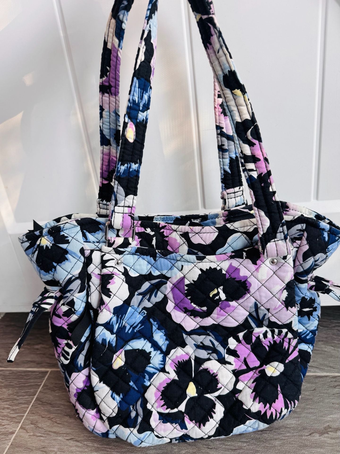 Vera Bradley Quilted Floral Shoulder Bag 4