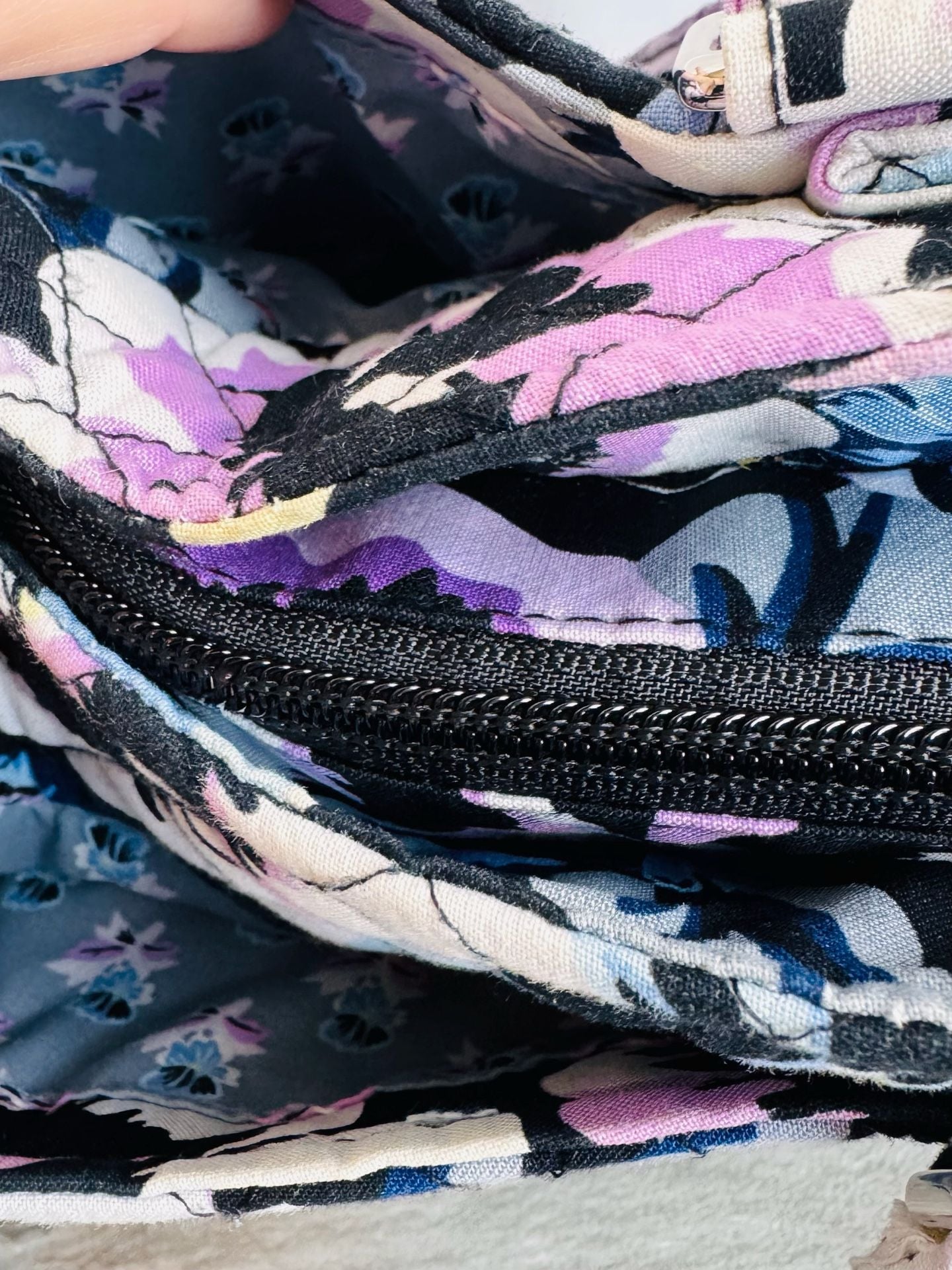 Vera Bradley Quilted Floral Shoulder Bag 6