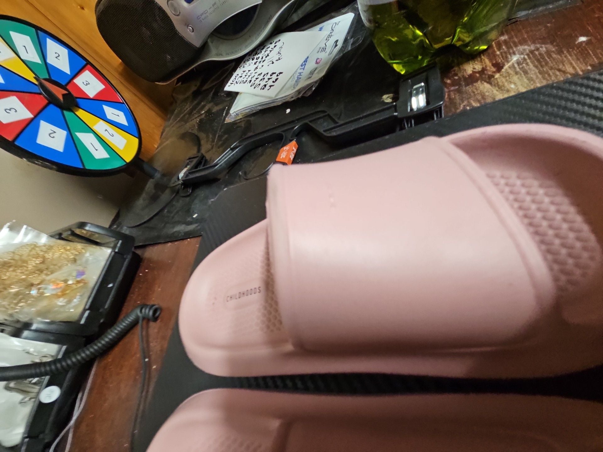 Childhoods Slides Size 1.5 Pink Foam Sandals 3