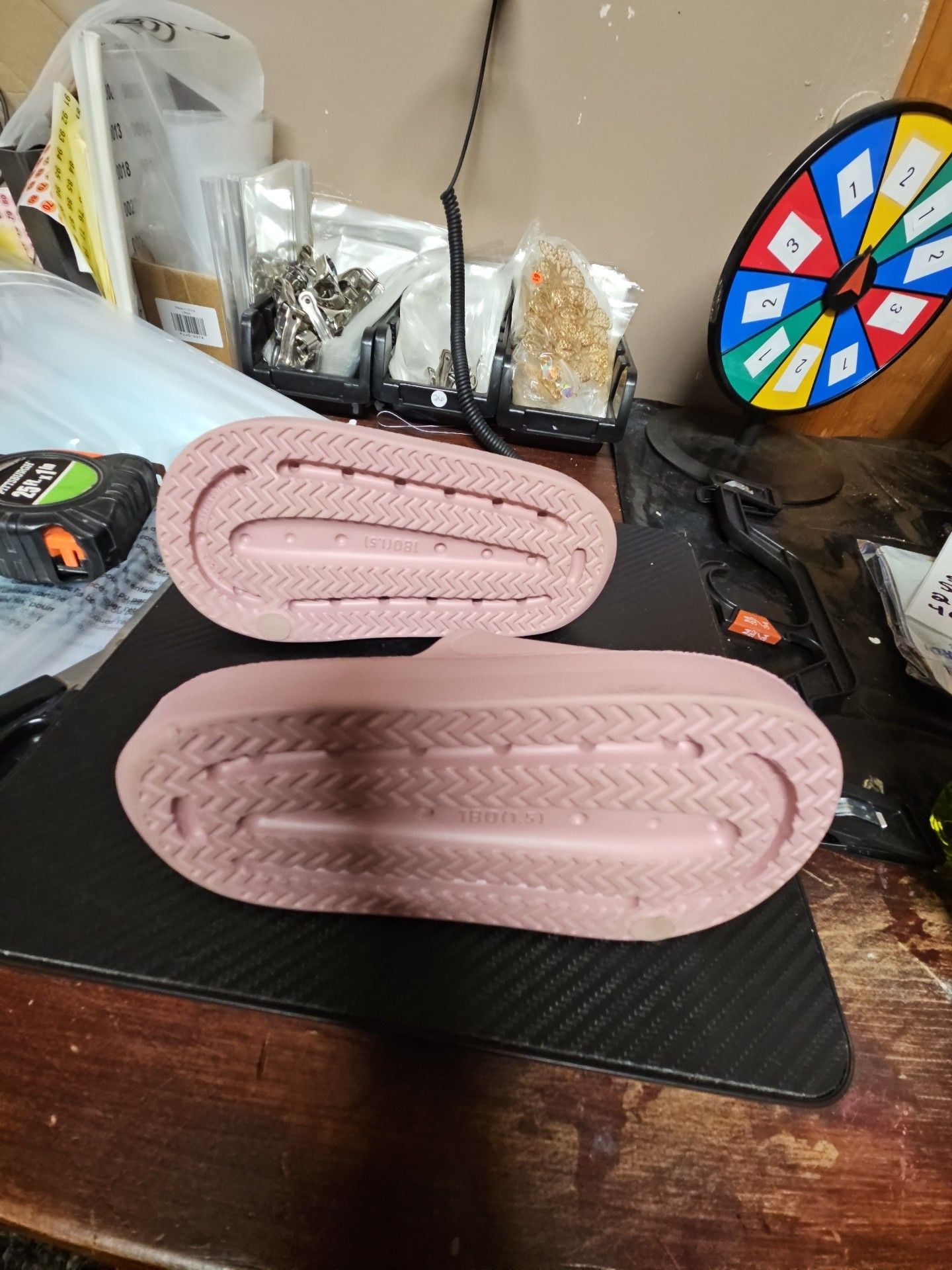 Childhoods Slides Size 1.5 Pink Foam Sandals 5