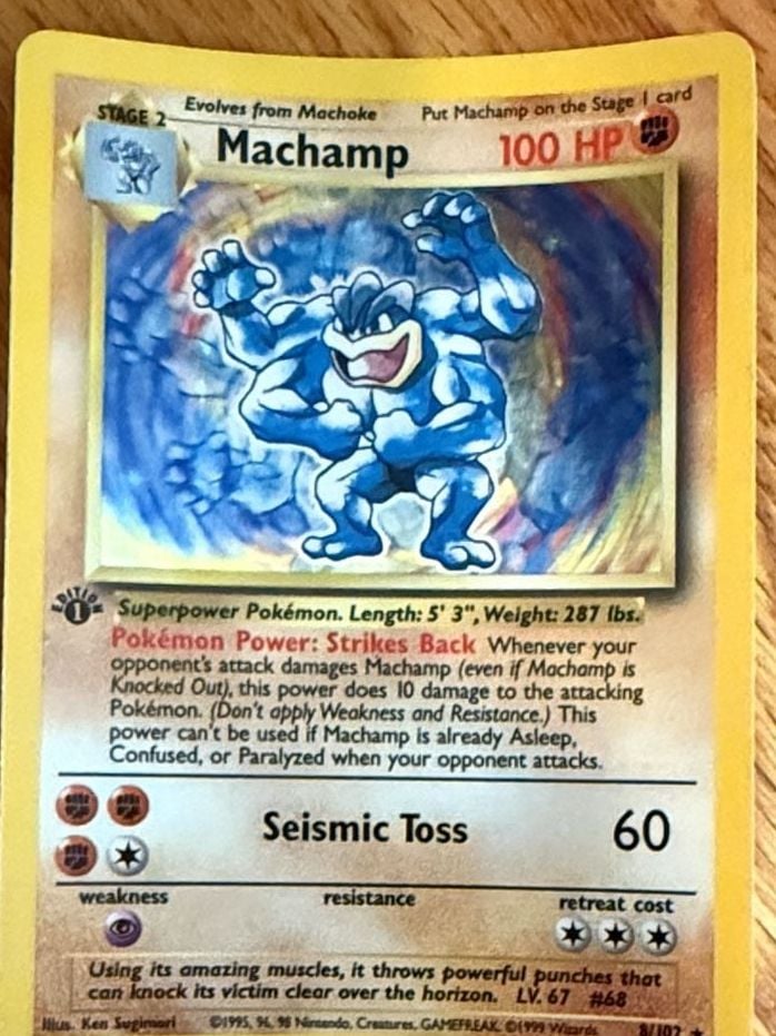 Machamp 8/102 1999 1st Edition 1