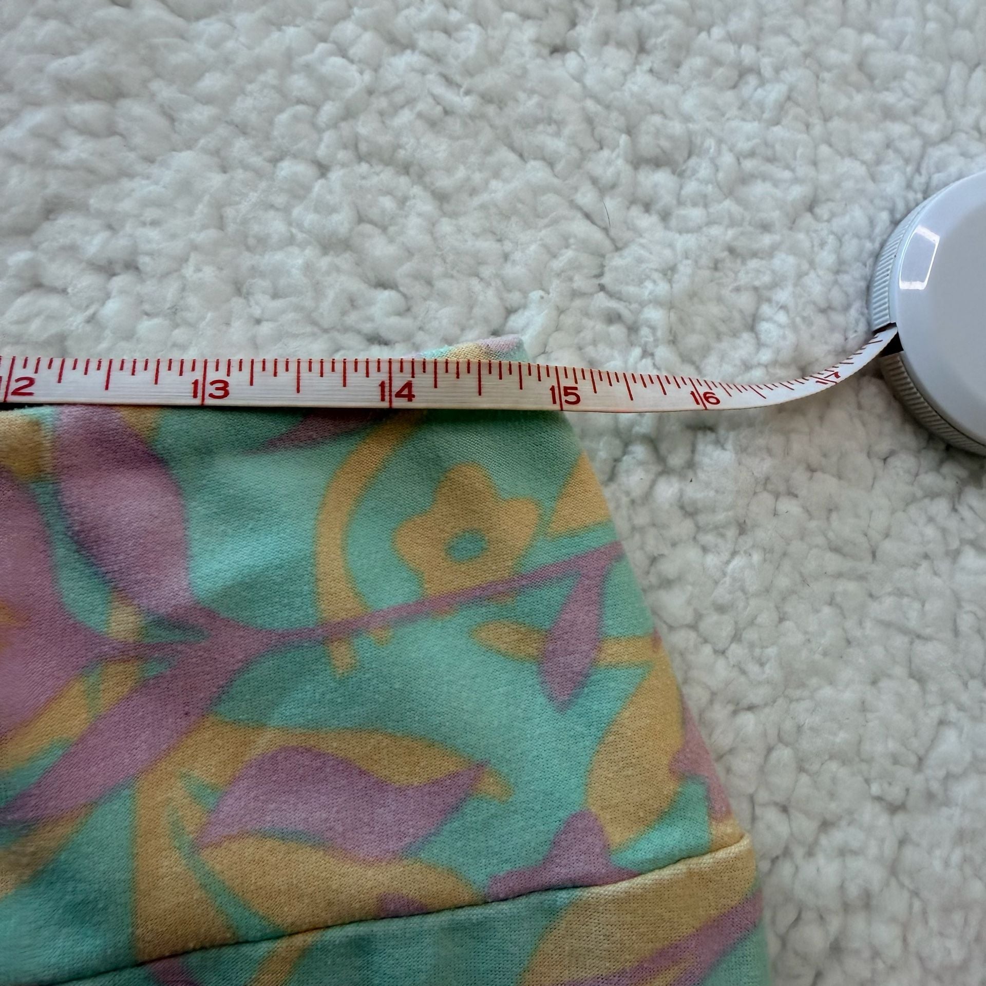LuLaRoe Floral Leggings Multi Pastel Mint Yellow Pink 3