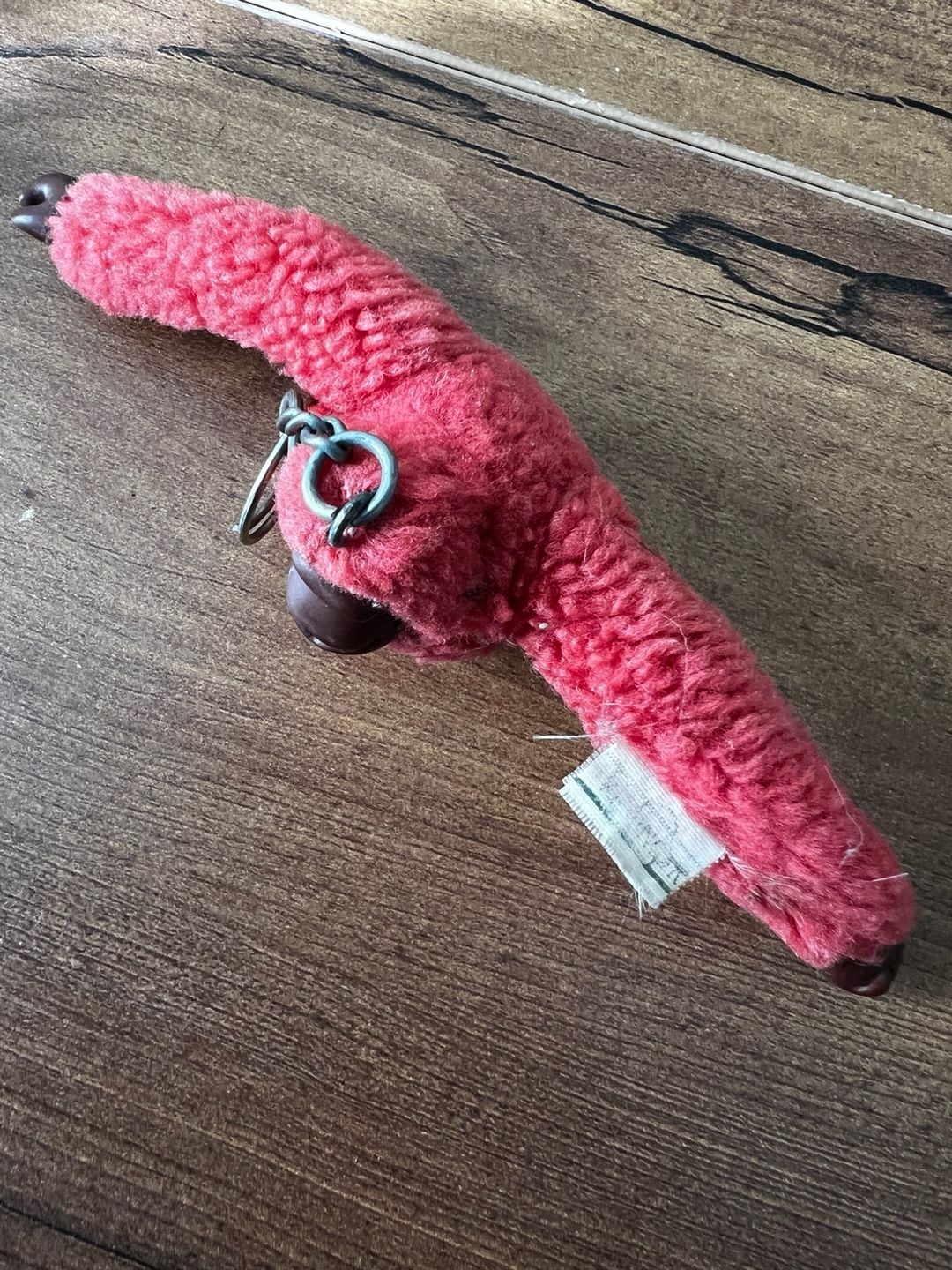 Vintage from the 90’s Kipling Red Orangutan Monkey Keychain Plush Toy 2