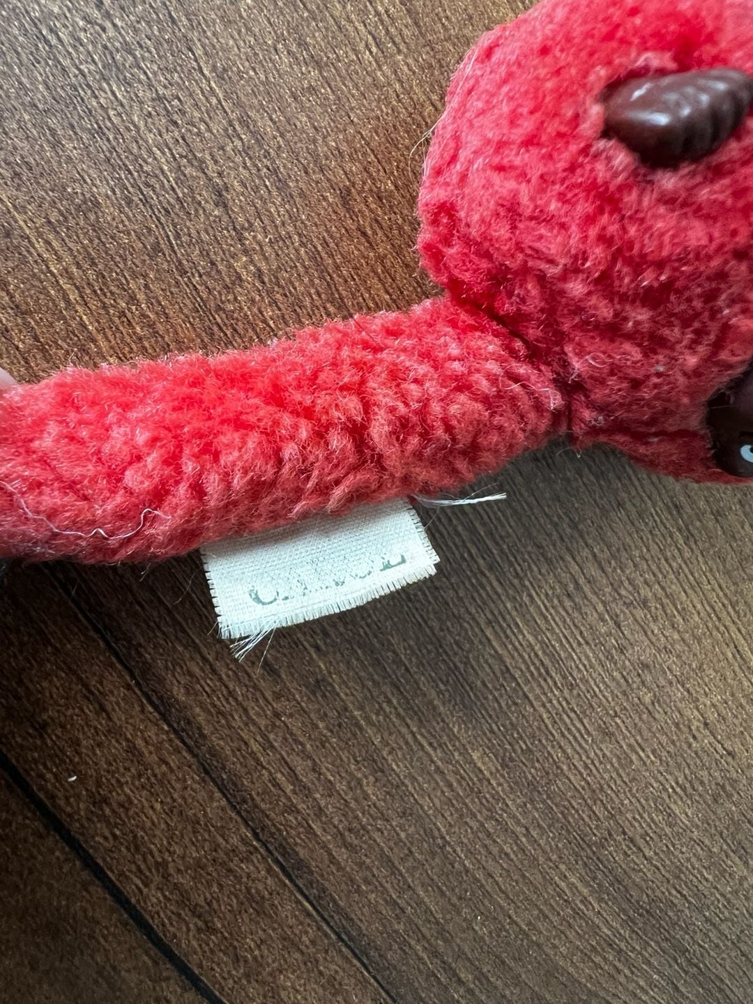 Vintage from the 90’s Kipling Red Orangutan Monkey Keychain Plush Toy 3