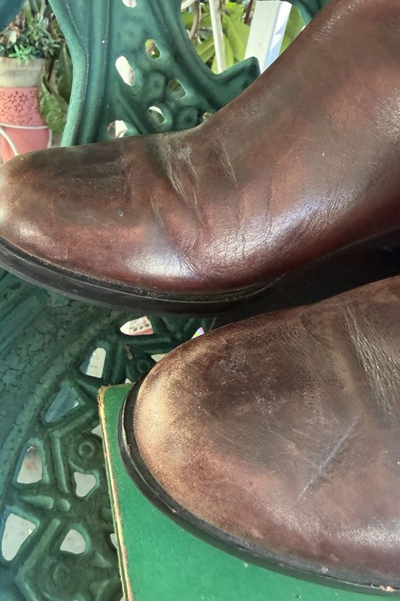 Nike Air Leather Equestrian Boots Size 8B Brown 7