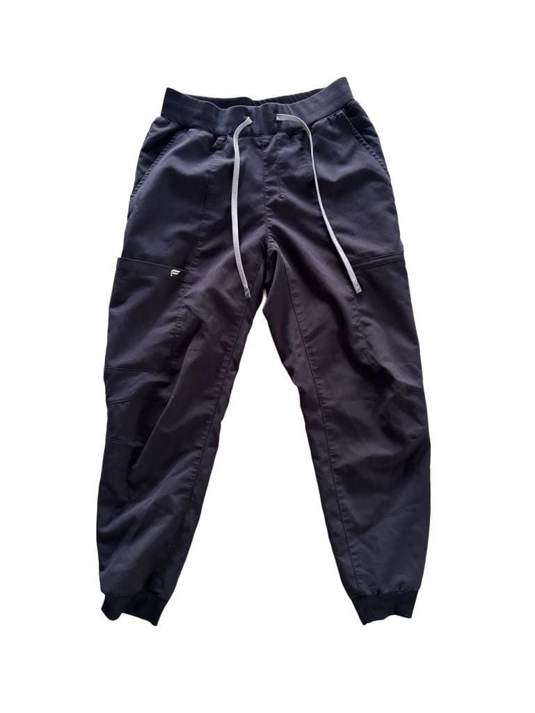 Fabletics Scrubs Jogger Pants Size S Black Cargo Drawstring 2