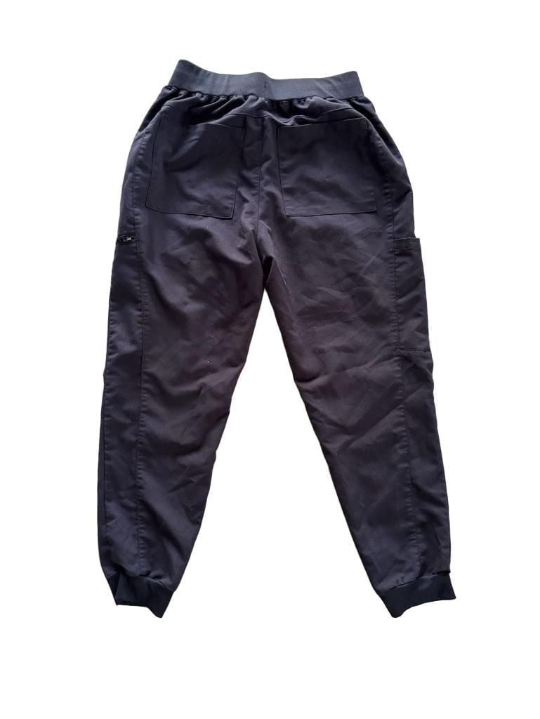 Fabletics Scrubs Jogger Pants Size S Black Cargo Drawstring 4