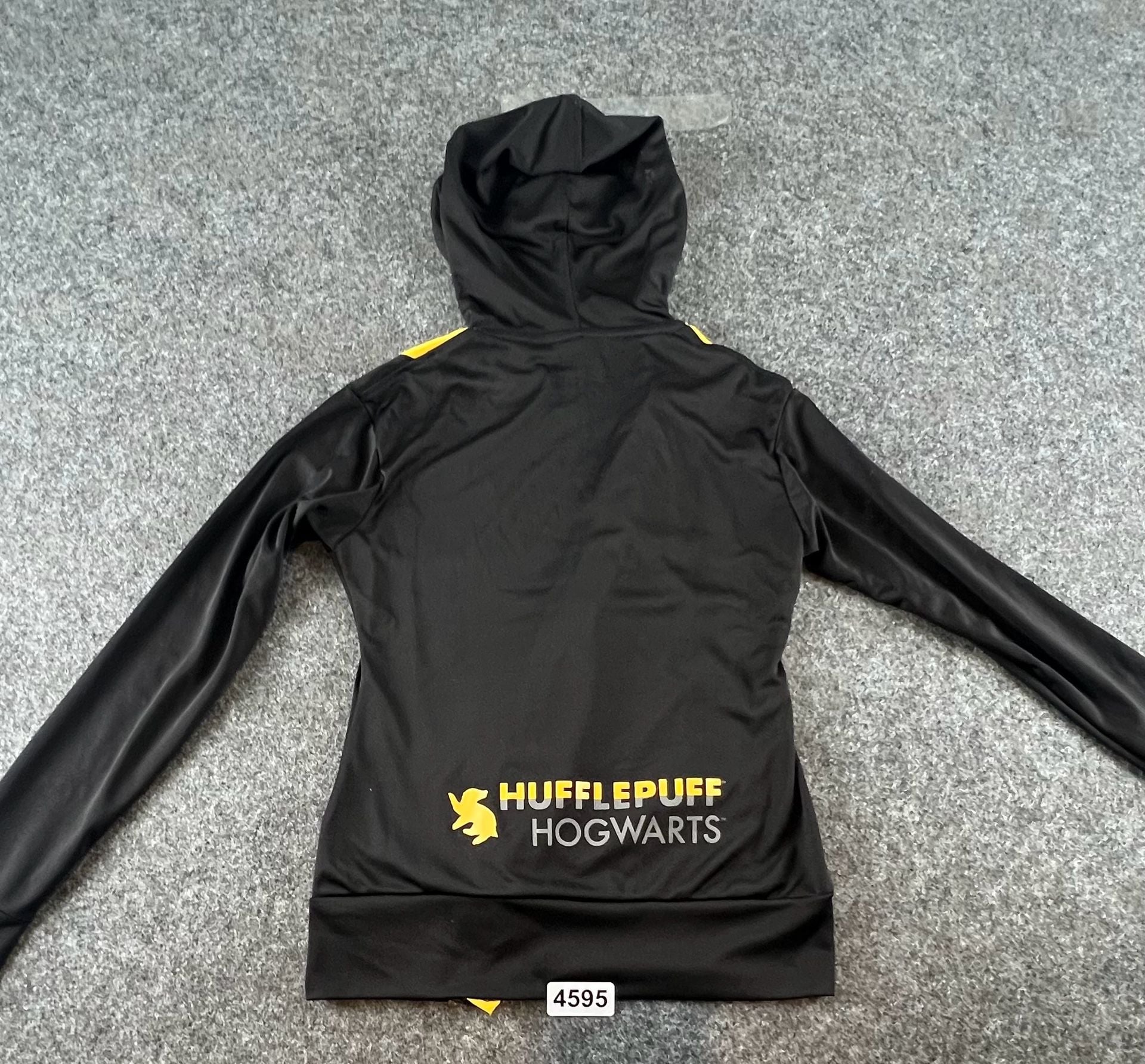 Universal Studios Harry Potter Hufflepuff Full Zip Jacket Size XS Black 8