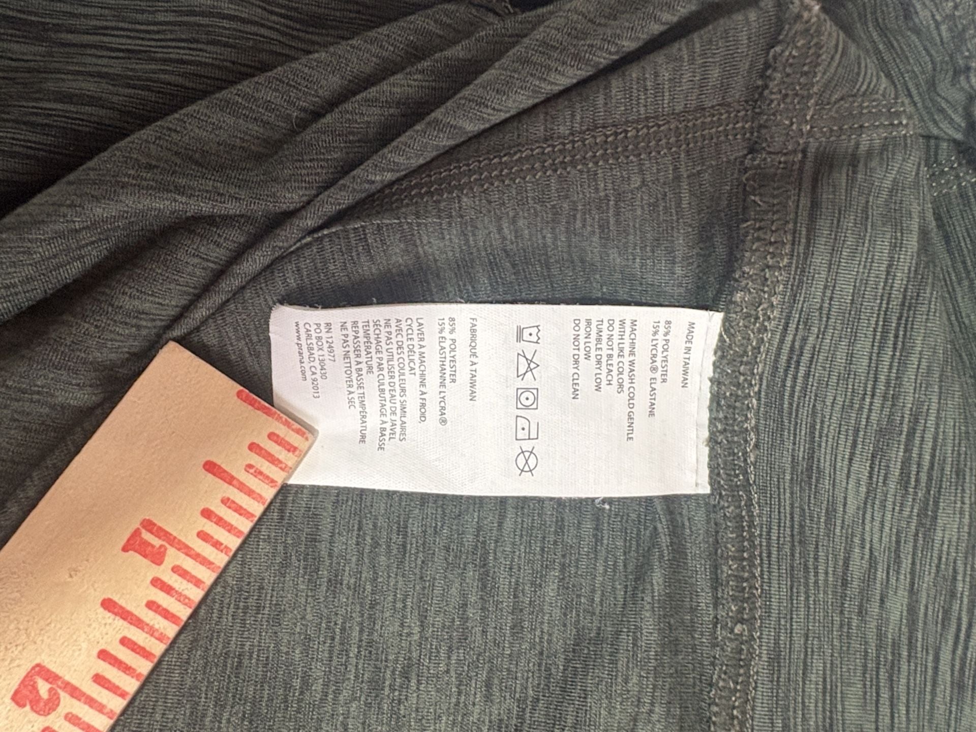 Prana Skirt Size L Green and Gray Heather Athletic Activewear Mini 7