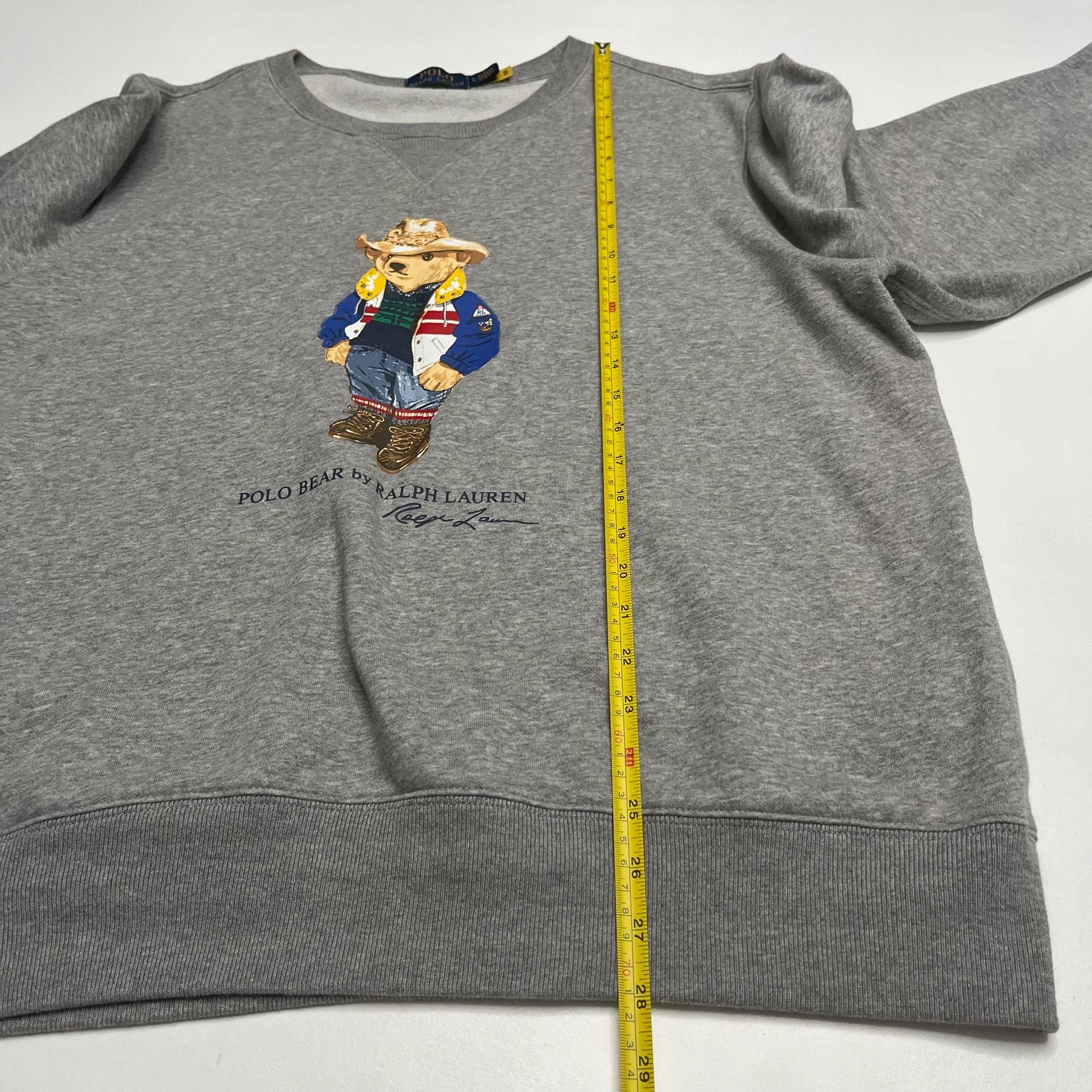 Polo Ralph Lauren Polo Bear Sweatshirt Size L Grey 5