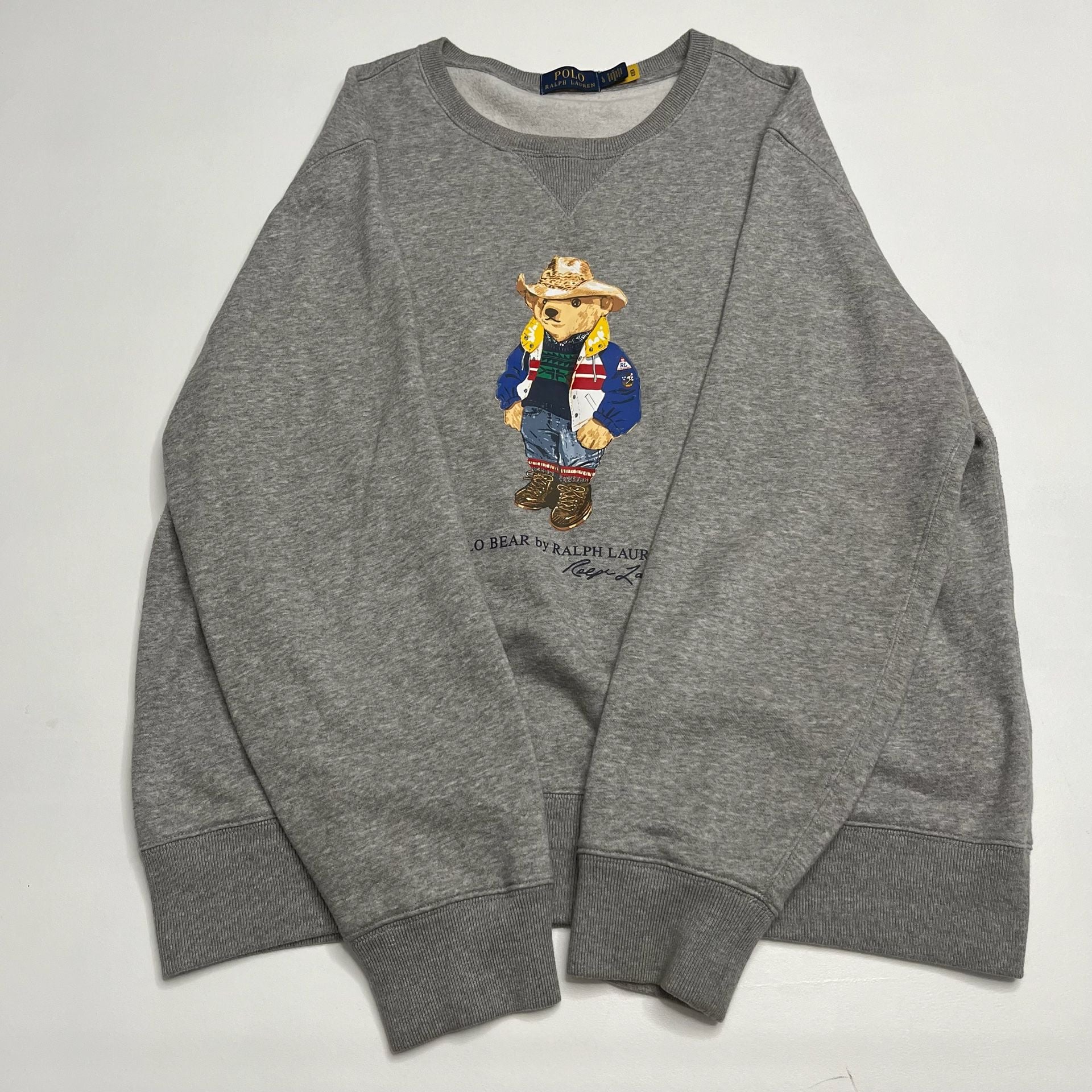 Polo Ralph Lauren Polo Bear Sweatshirt Size L Grey 7