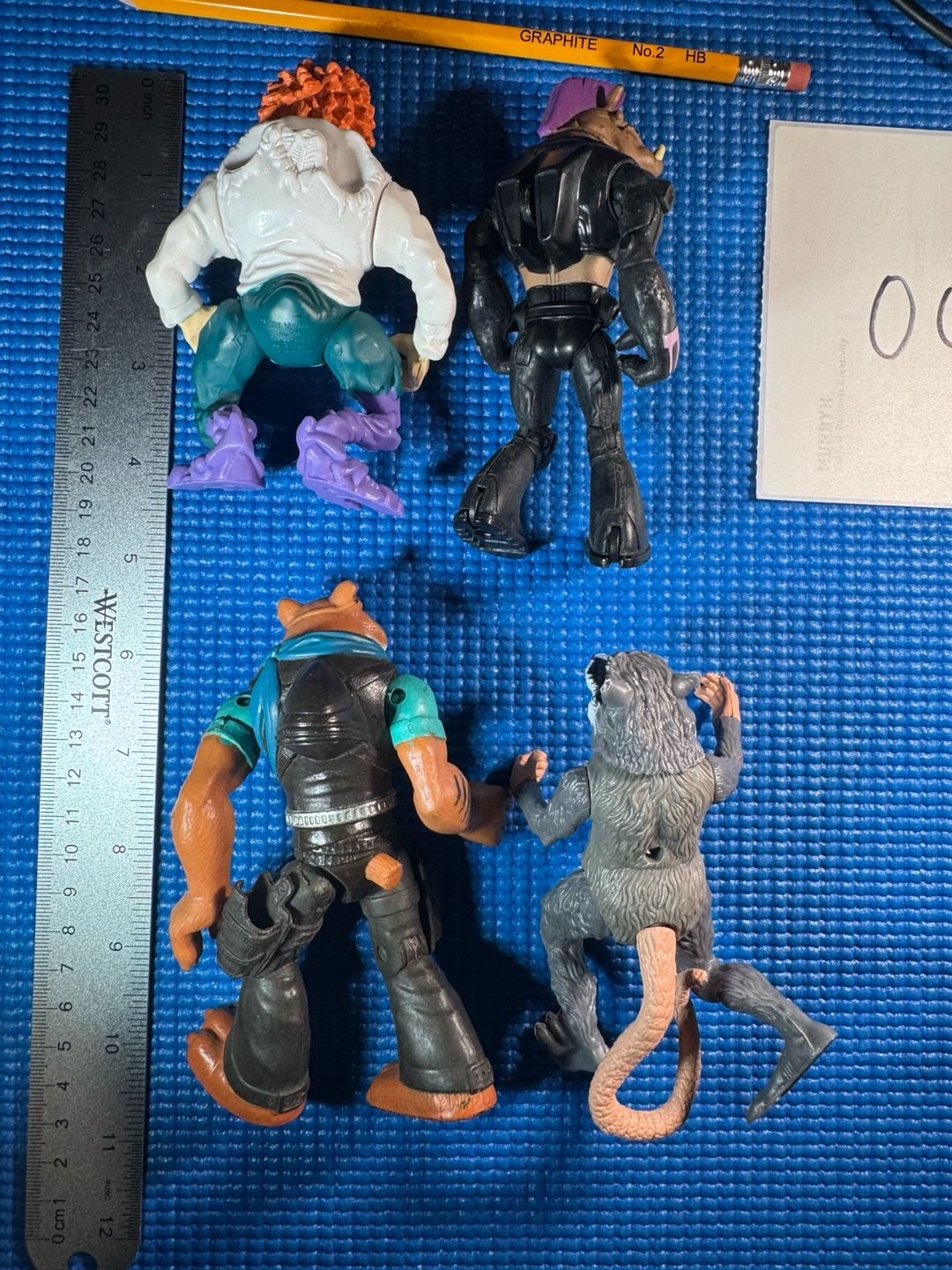 Playmates Teenage Mutant Ninja Turtles Action Figures Lot of 4 2