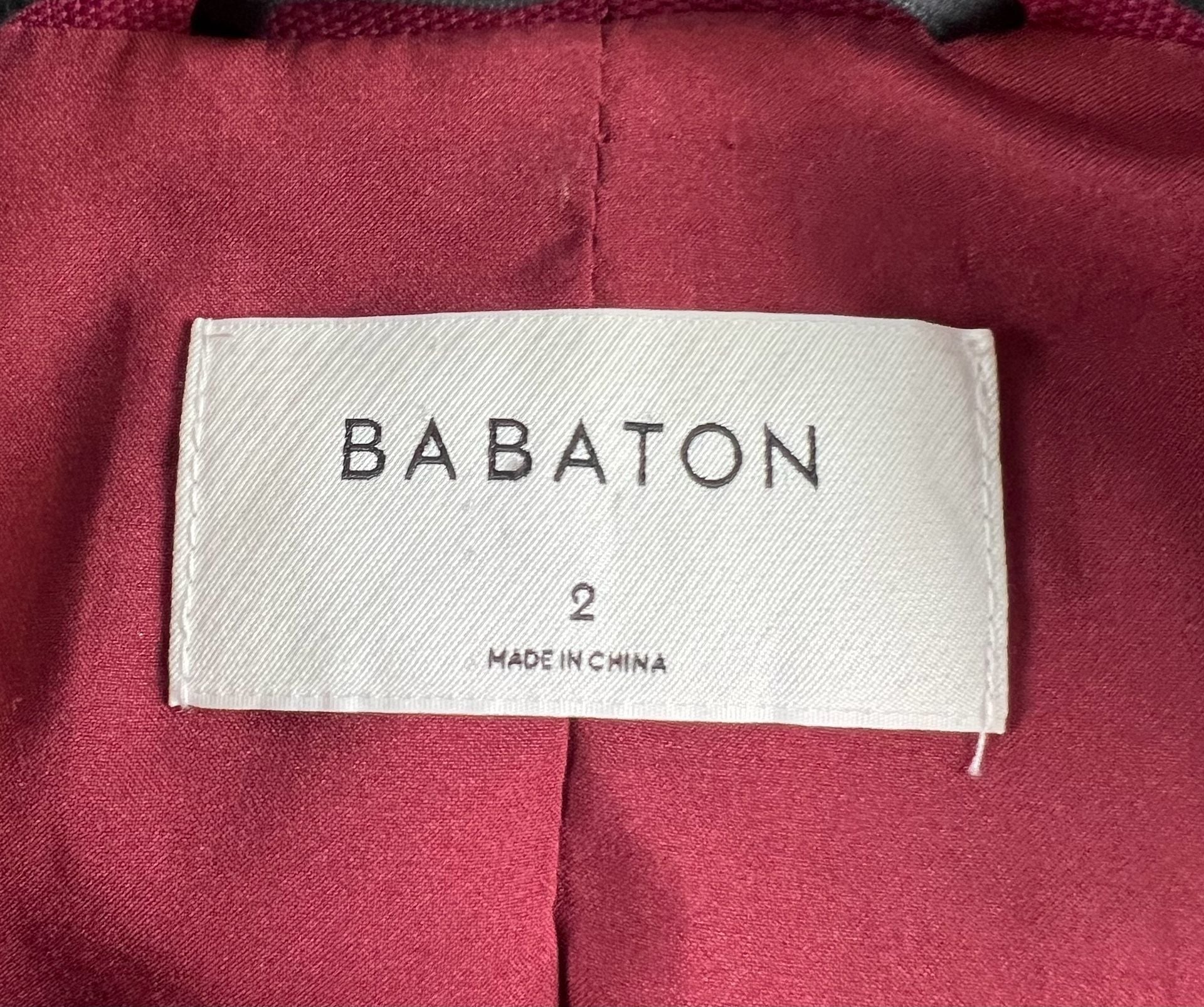 Babaton Keith Jacket Size 2 Open Front Collarless Blazer 4
