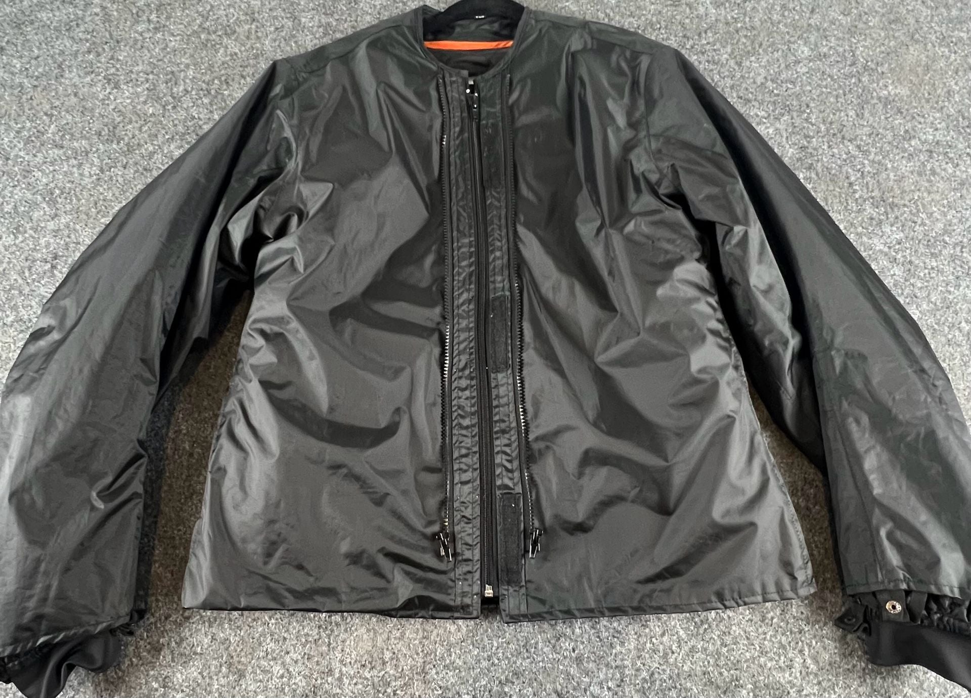 Sedici Motorcycle Jacket Size WLG Black Quilted Liner Zip 2