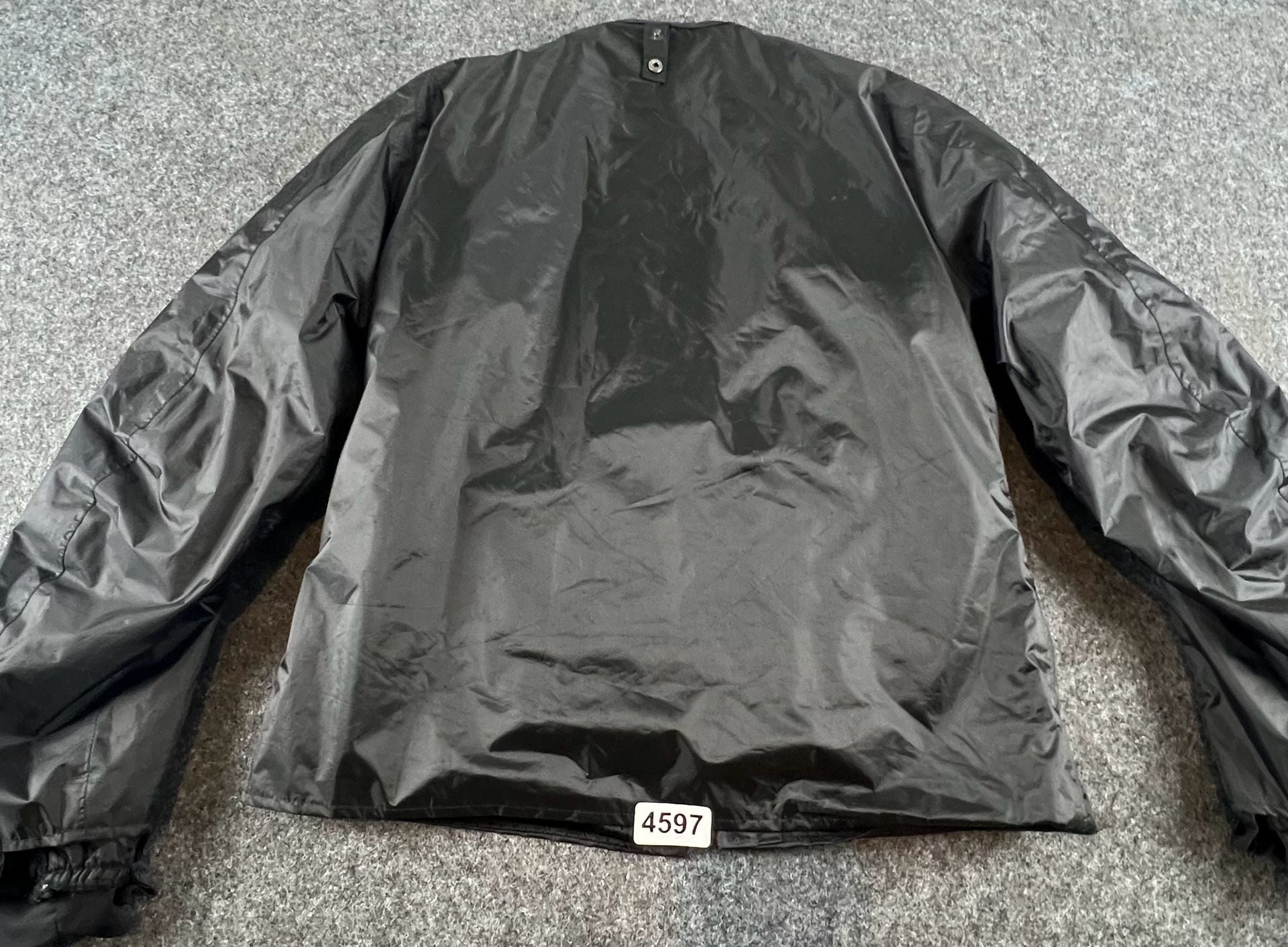 Sedici Motorcycle Jacket Size WLG Black Quilted Liner Zip 8