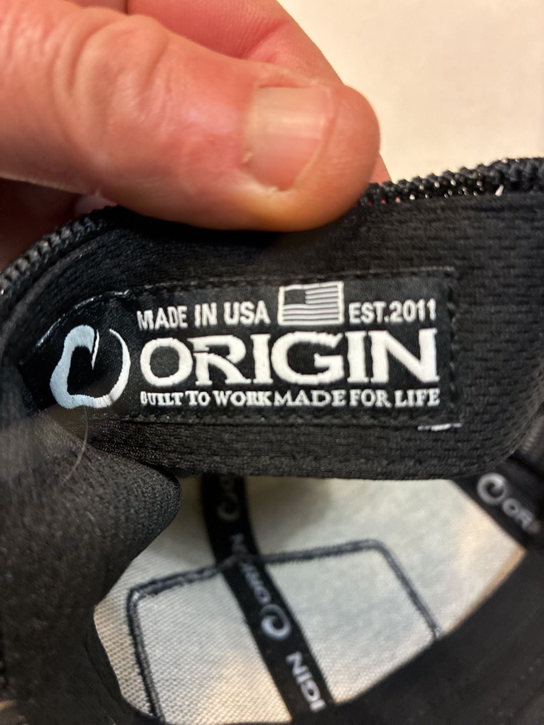 Origin Field Explorer Trucker Hat Camo Mesh Snapback Cap MFG USA 11