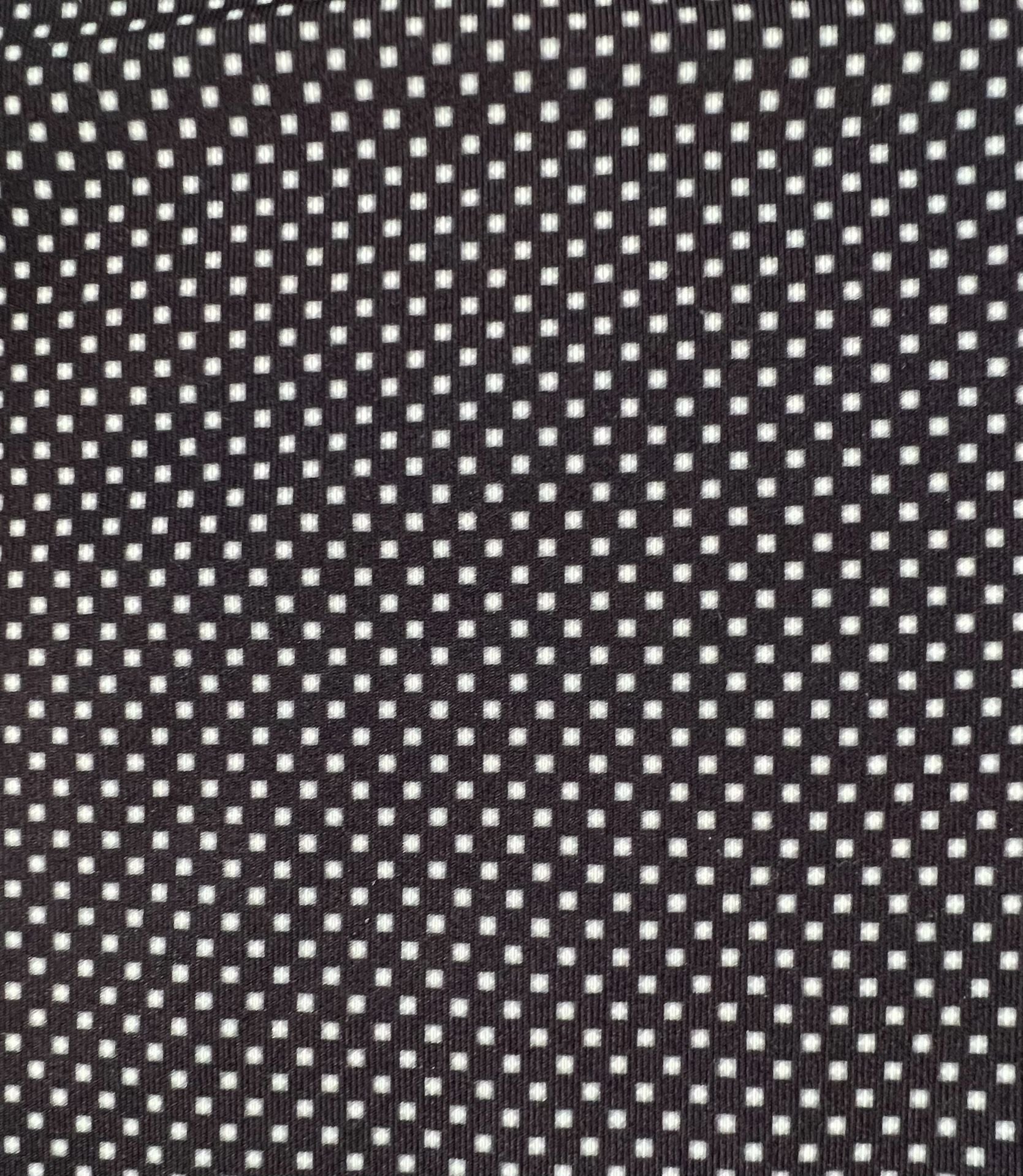 Greyson Polo Shirt Size S Black White Micro Dot Golf Performance 3