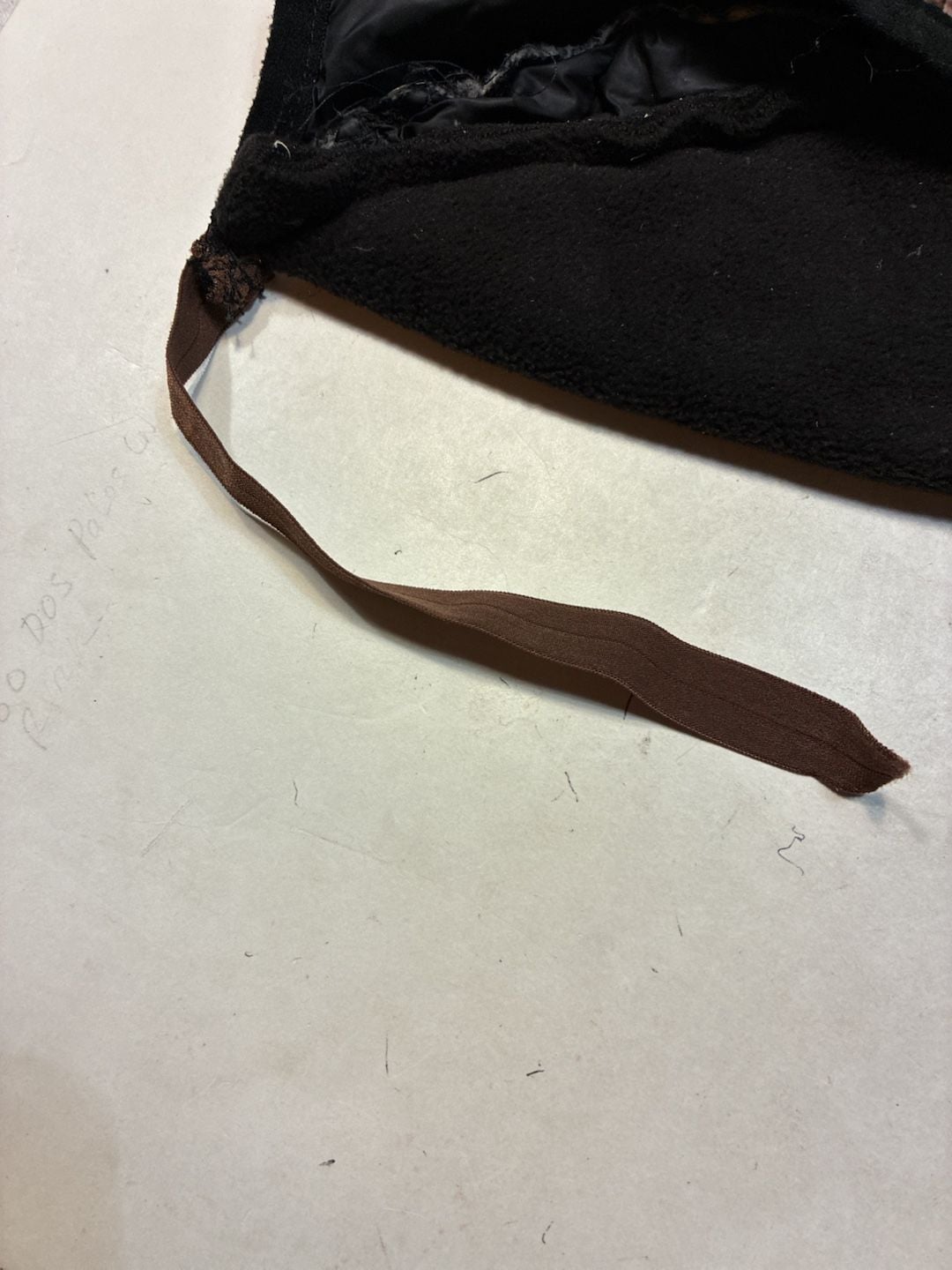 Unbranded Camo Quilted Fleece Lined Detachable Hood Brown Black 2