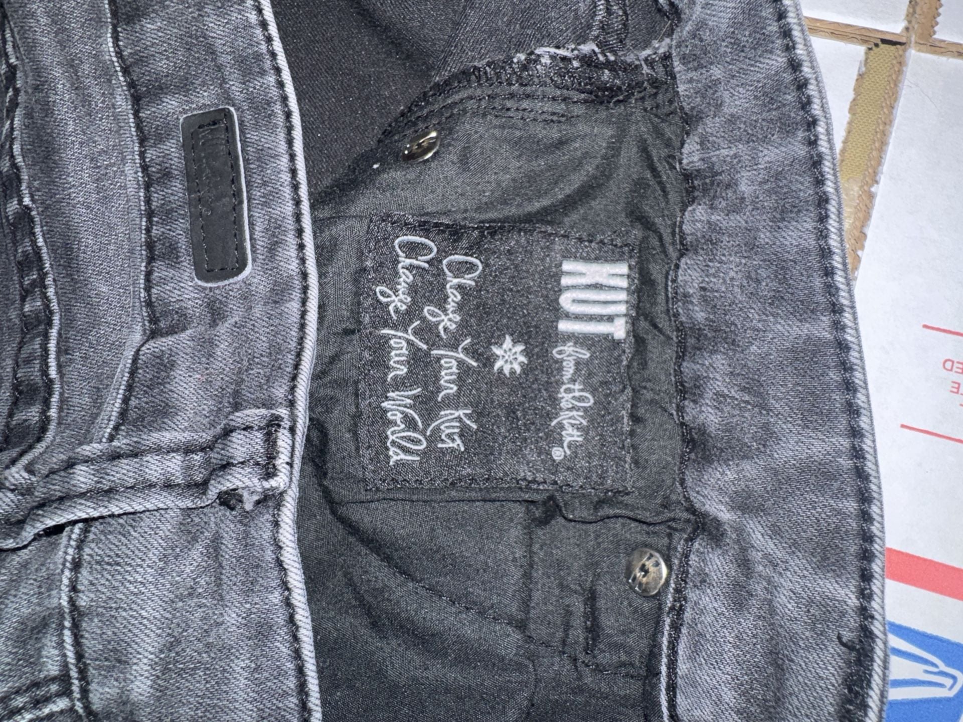 KUT from the Kloth Flare Black Jeans 5