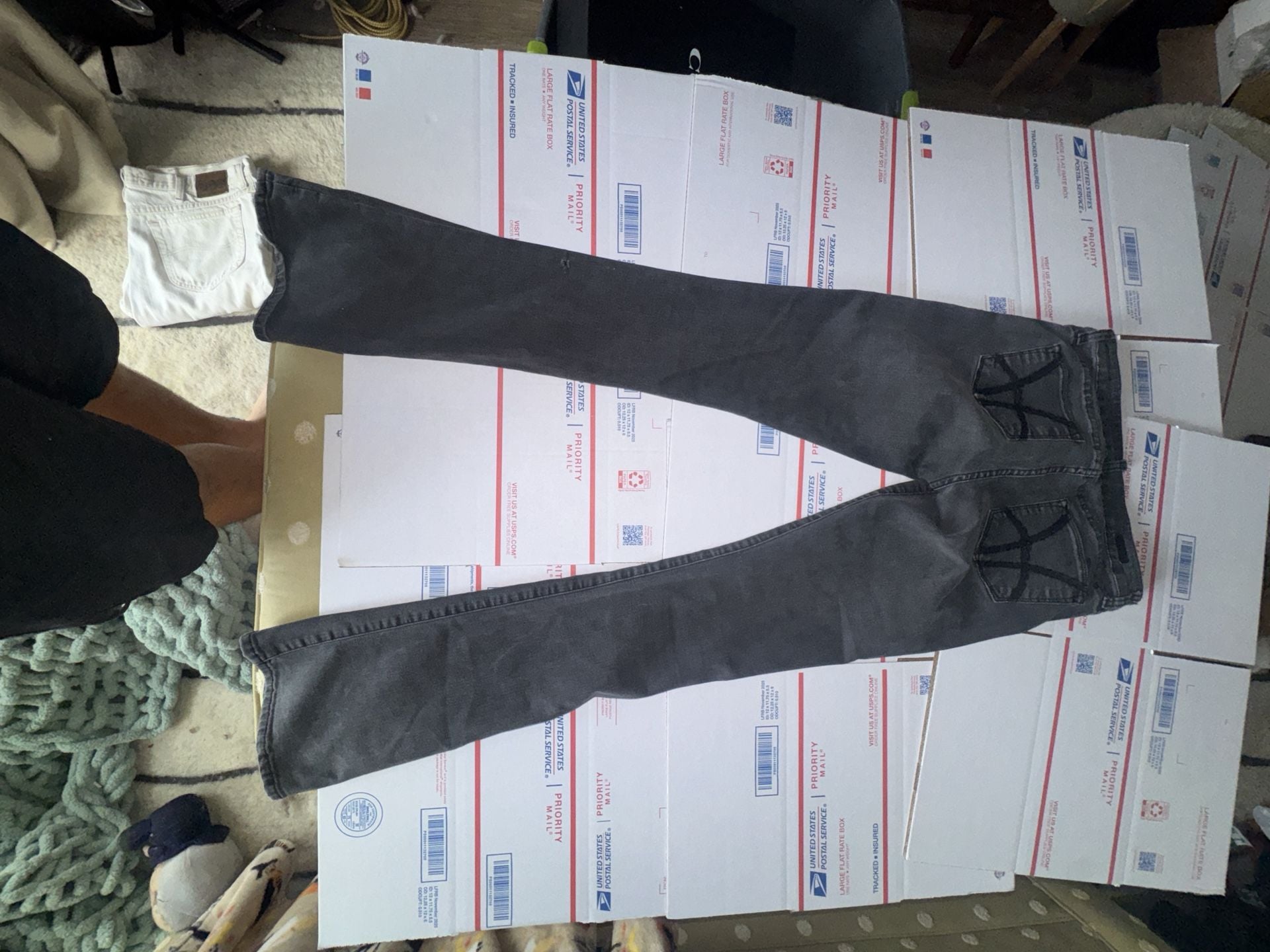 KUT from the Kloth Flare Black Jeans 6