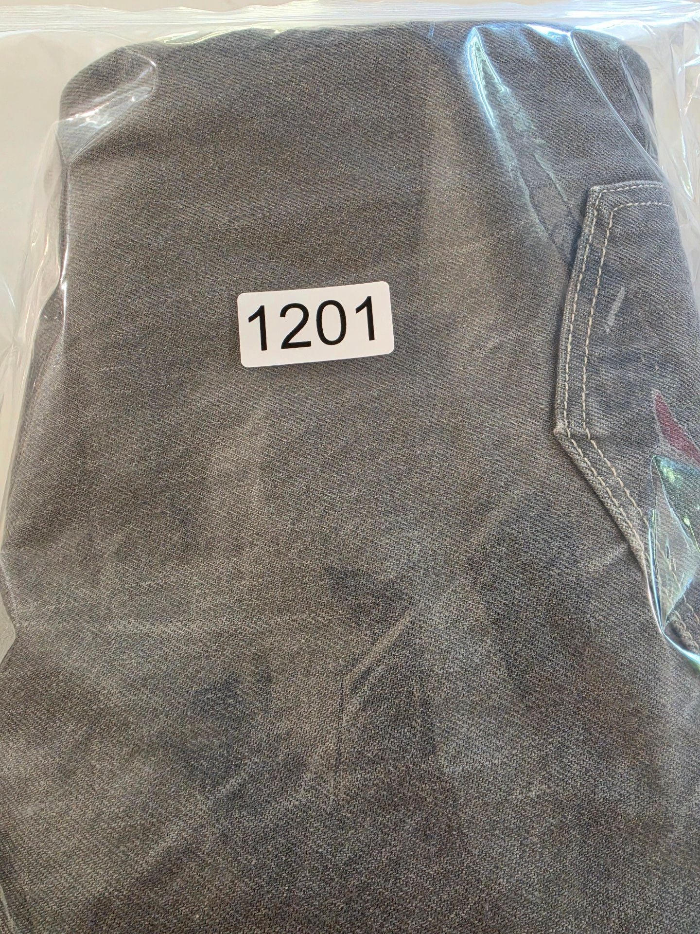Levi's 501 XX Size 38x32 Gray Denim Jeans 8