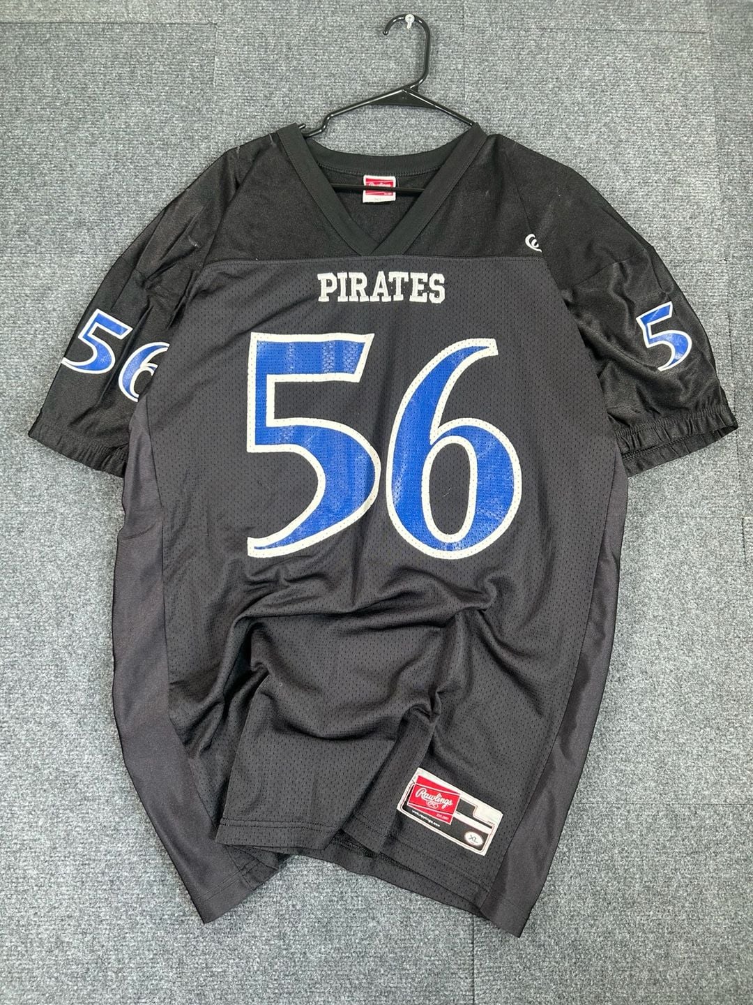 Rawlings Pirates Football Jersey Size XL Black 56 2