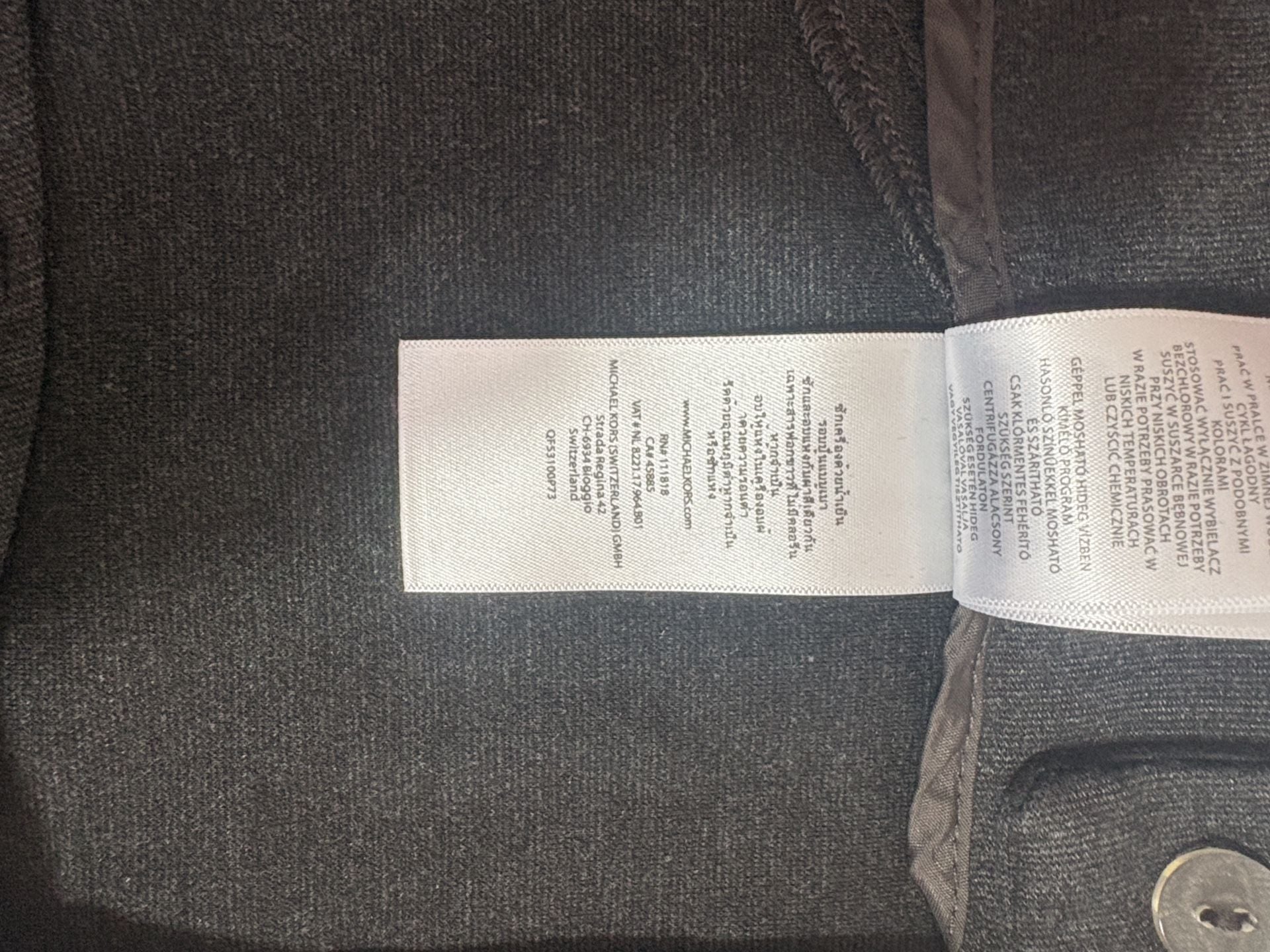 MICHAEL Michael Kors Dress Pants Size 12 Charcoal Gray 9