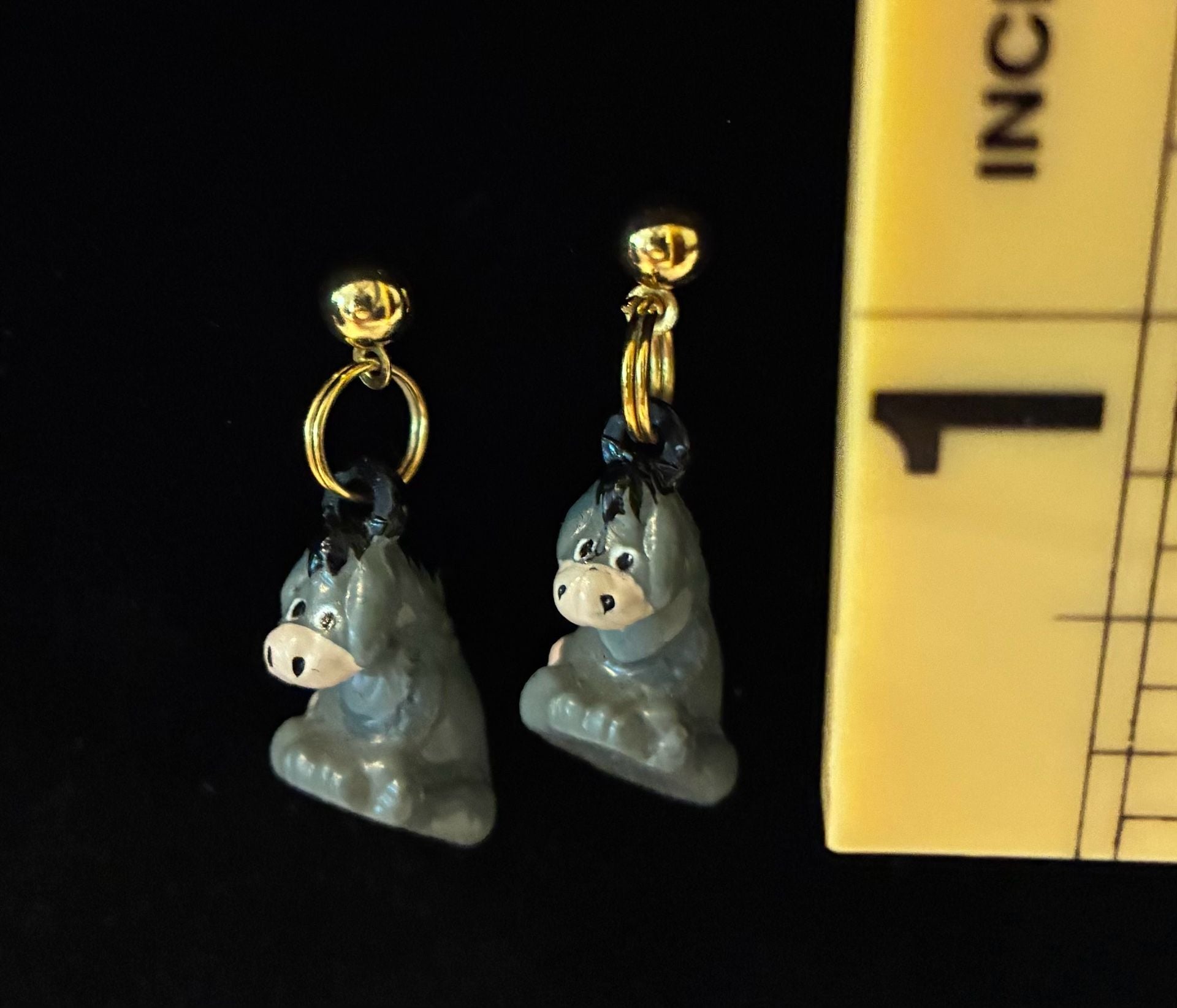 Handmade Eeyore Dangle Earrings 1