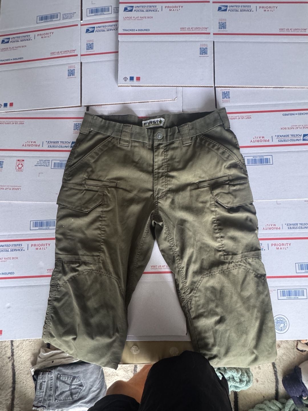 First Tactical Cargo Pants Size 36x30 Olive Green Tactical Utility Trousers 3