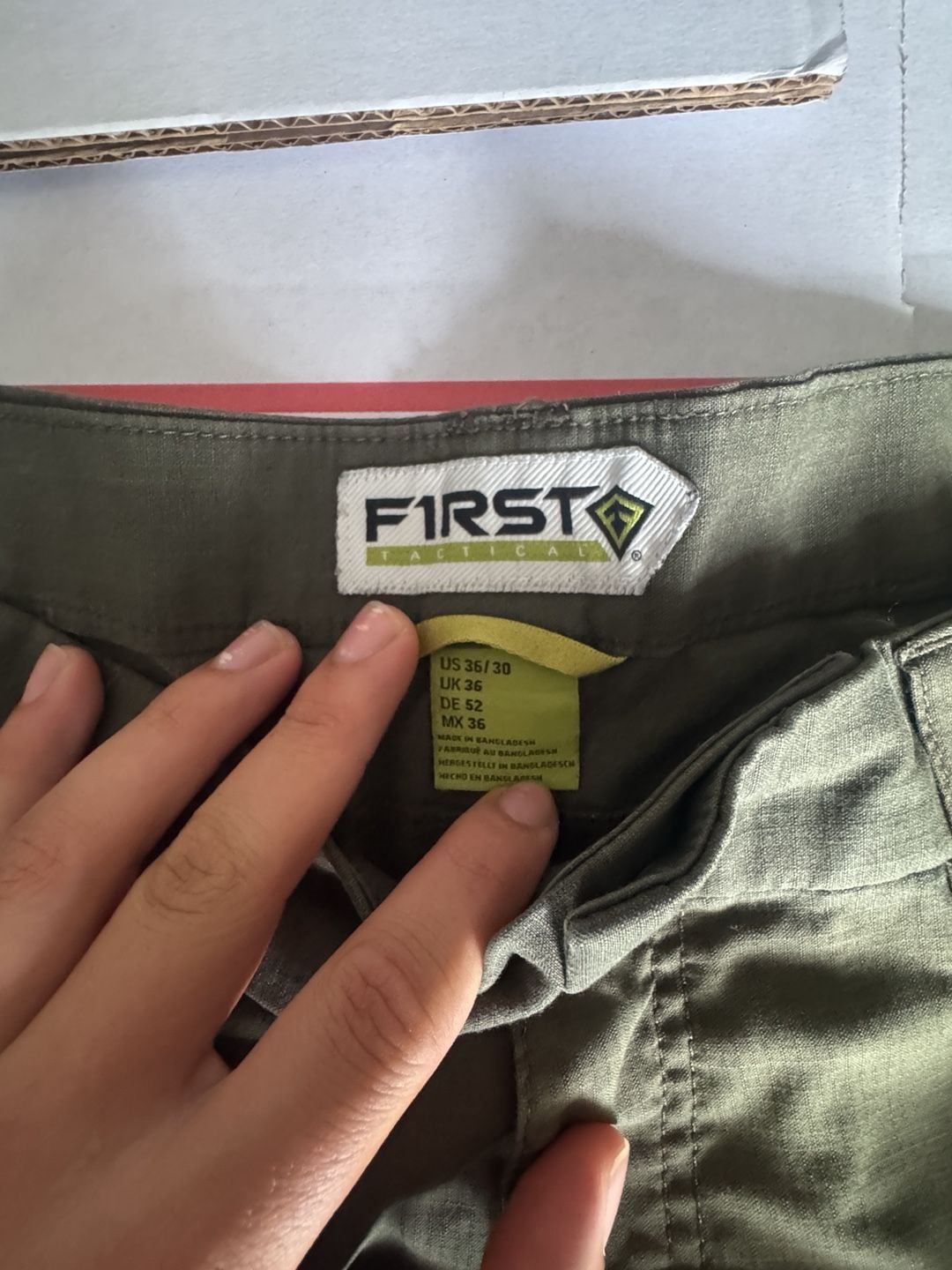 First Tactical Cargo Pants Size 36x30 Olive Green Tactical Utility Trousers 4