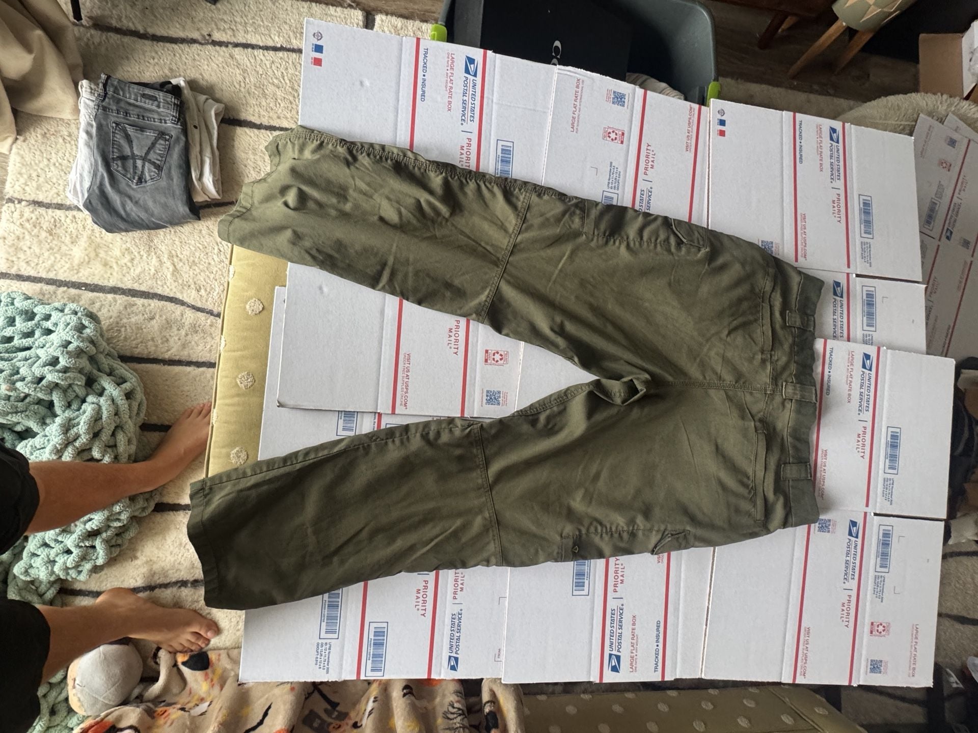 First Tactical Cargo Pants Size 36x30 Olive Green Tactical Utility Trousers 5
