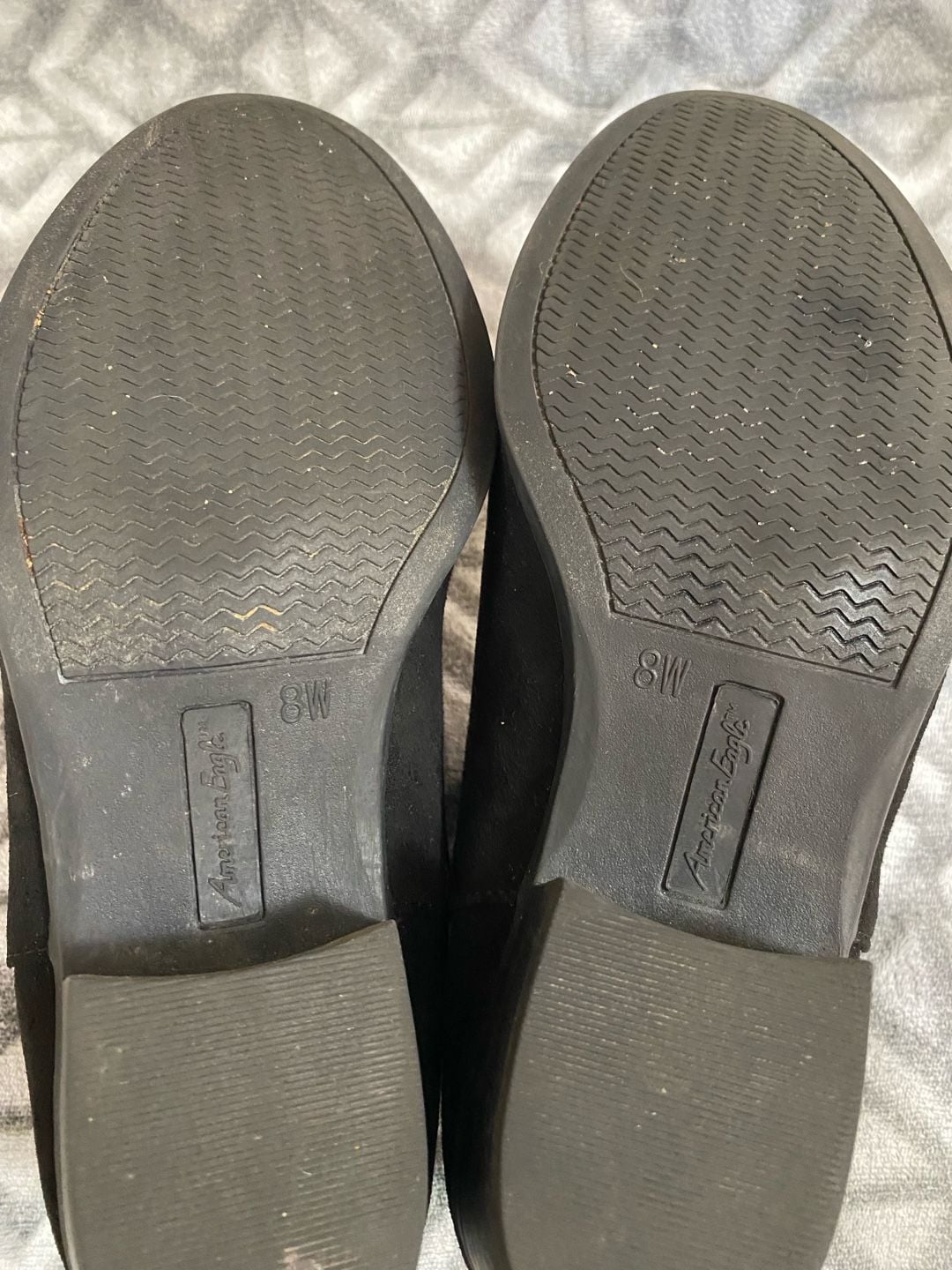American Eagle Outfitters Black Suede Ankle Booties 6
