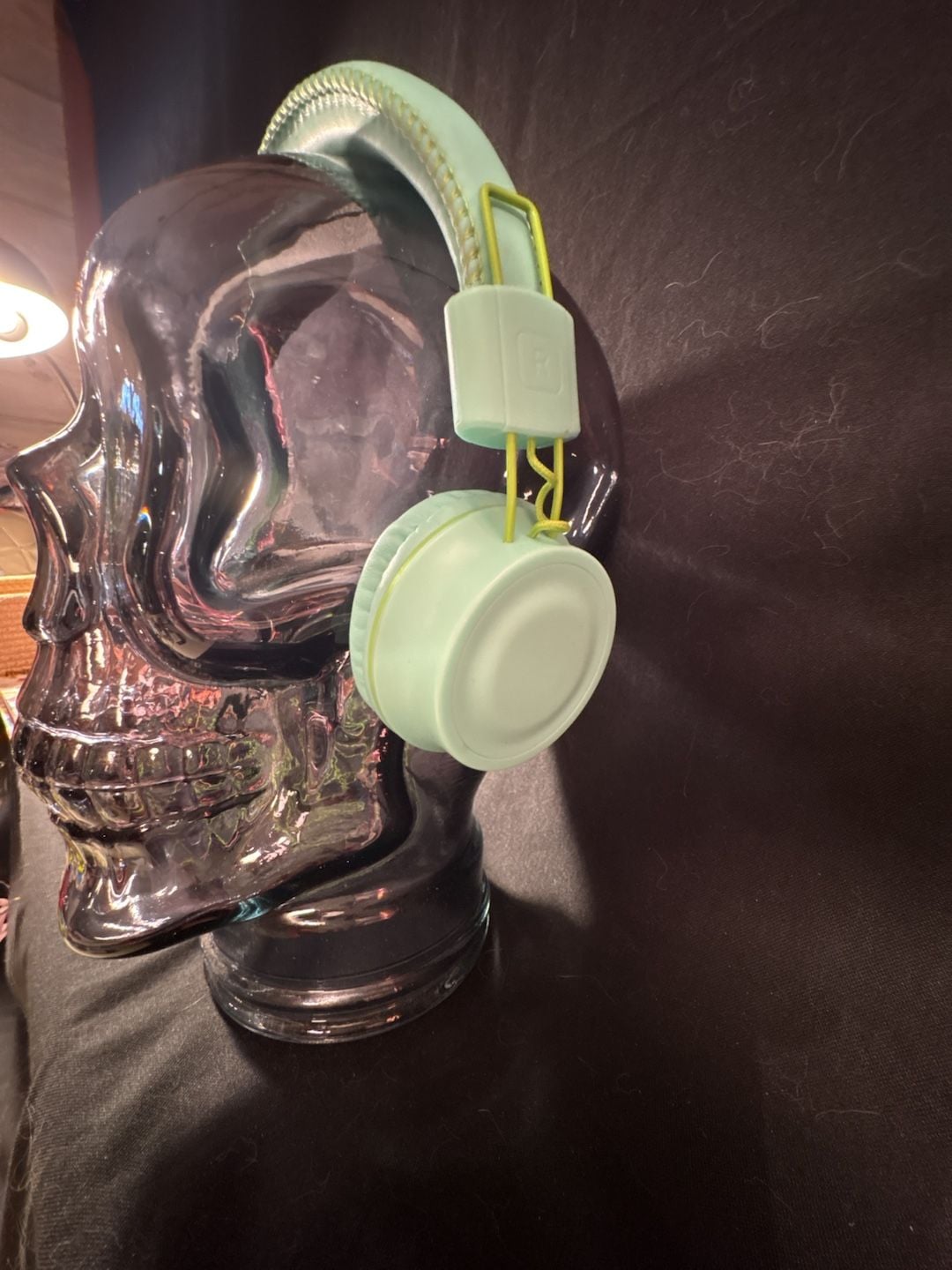 Powmee M2 Wired On-Ear Headphones Mint Green Lime 4