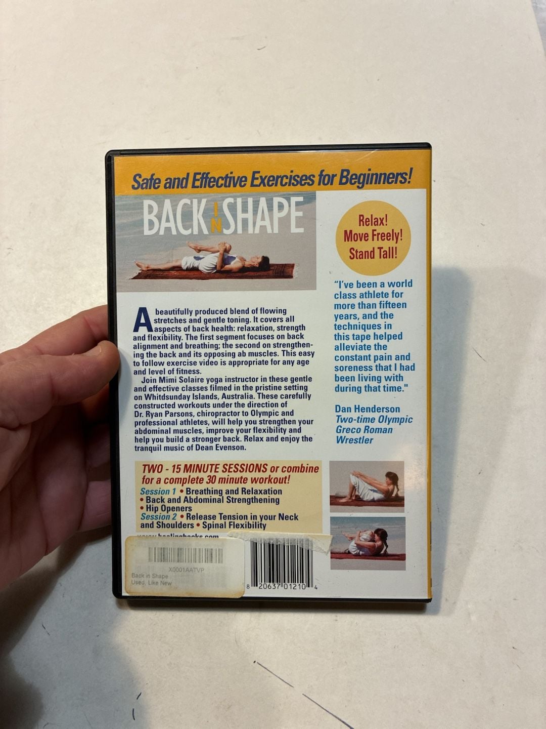 Back In Shape Yoga And Fitness DVD With Mimi Solaire And Dr. Ryan Parsons 2