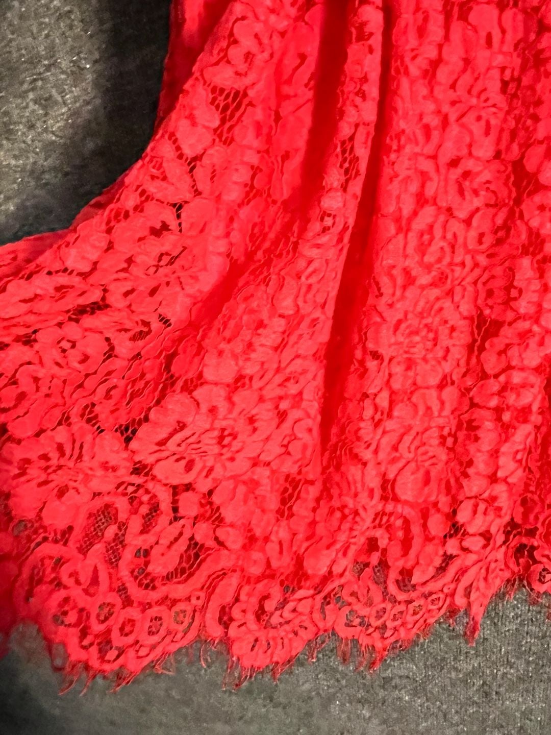 Seen Worn Kept Mellie Lace dress Red /pink Sleeveless Midi Anthropologie 003-166 8