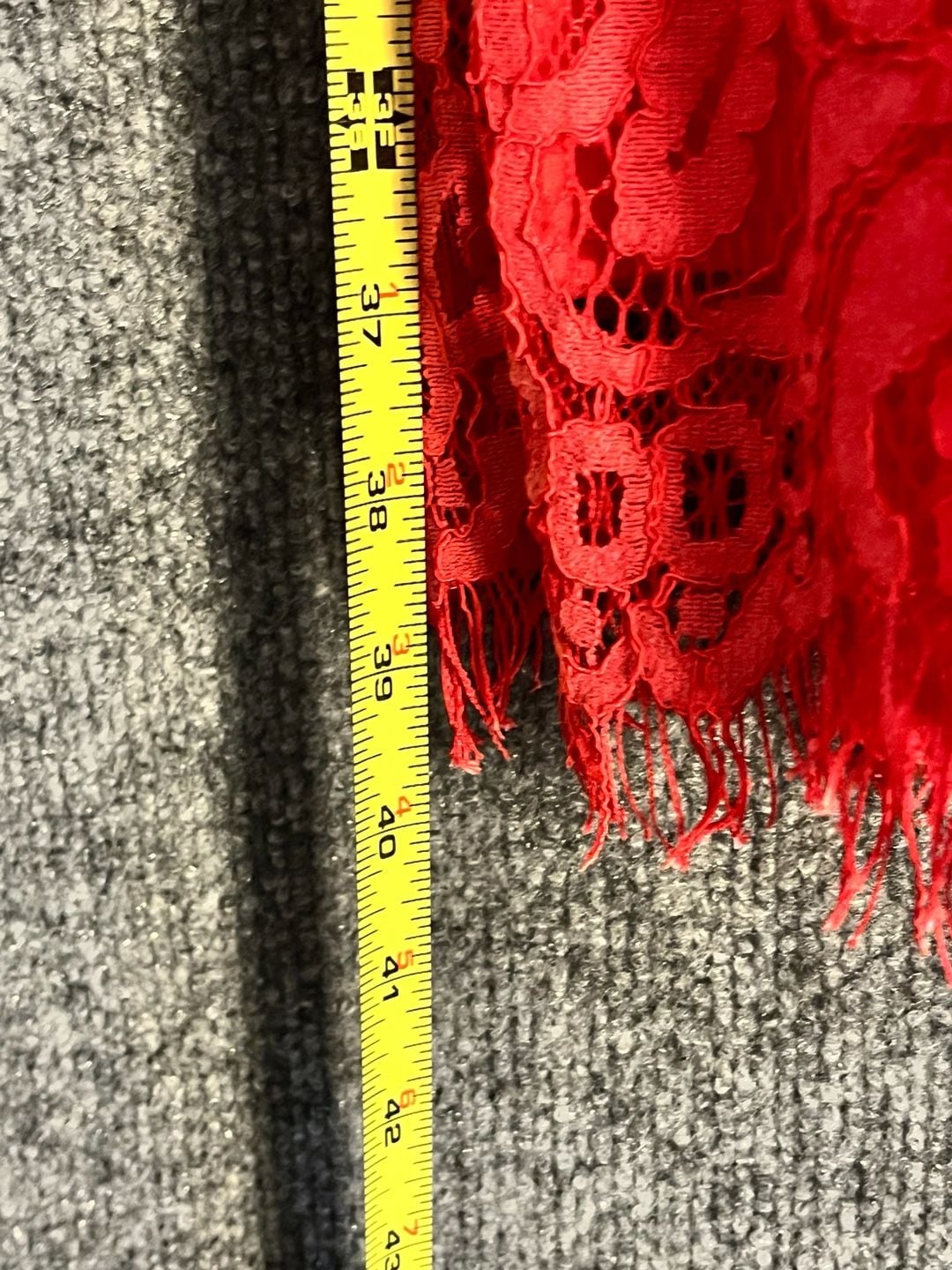 Seen Worn Kept Mellie Lace dress Red /pink Sleeveless Midi Anthropologie 003-166 9
