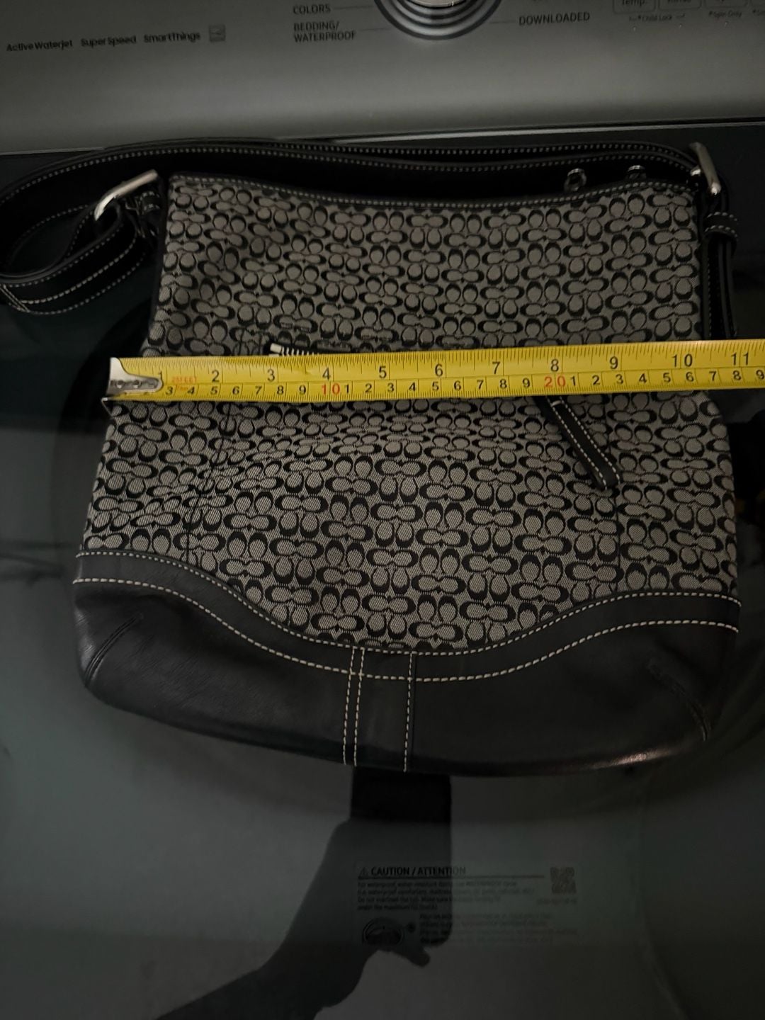 Y2K Coach Soho Signature Jacquard Shoulder Bag & Matching Wallet 1
