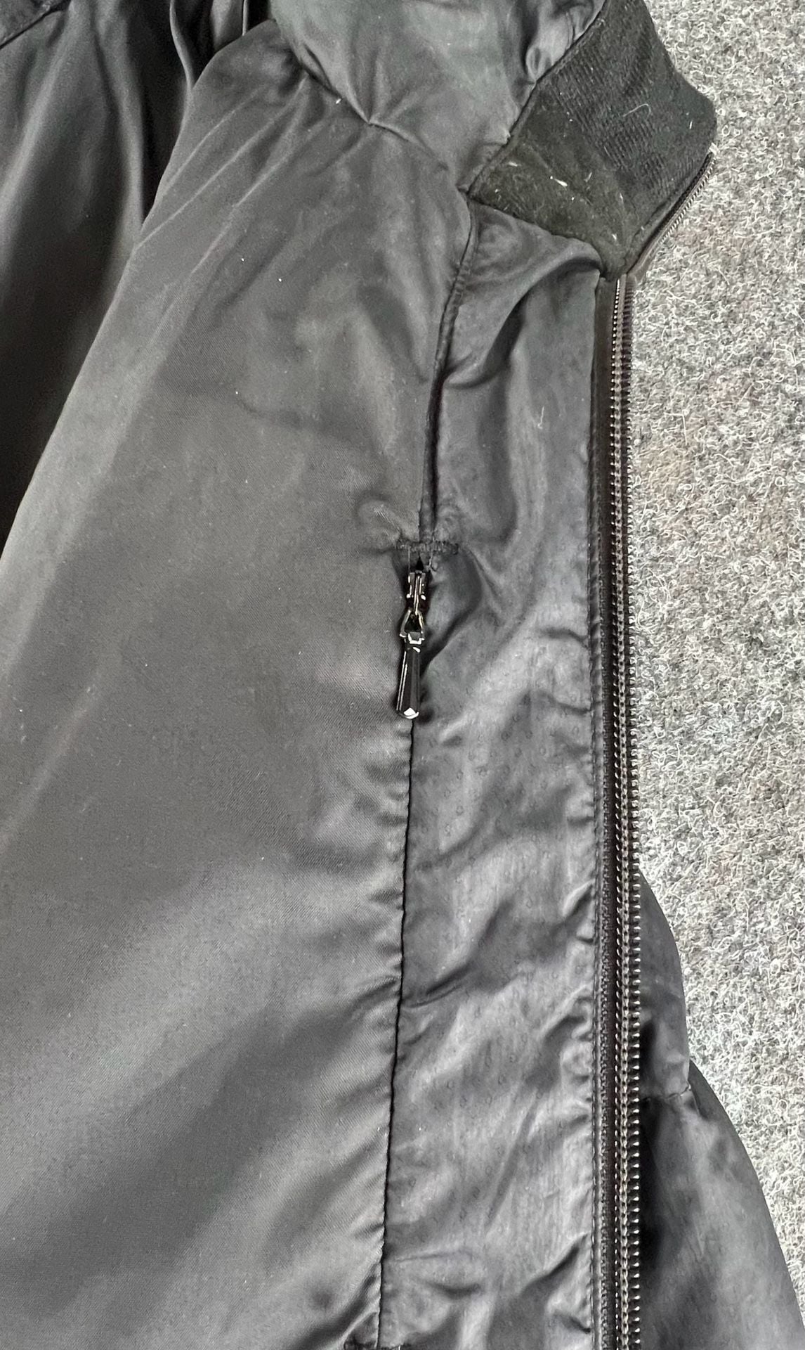 The North Face 550 Puffer Jacket Size S/P Black Down Quilted Hooded 5