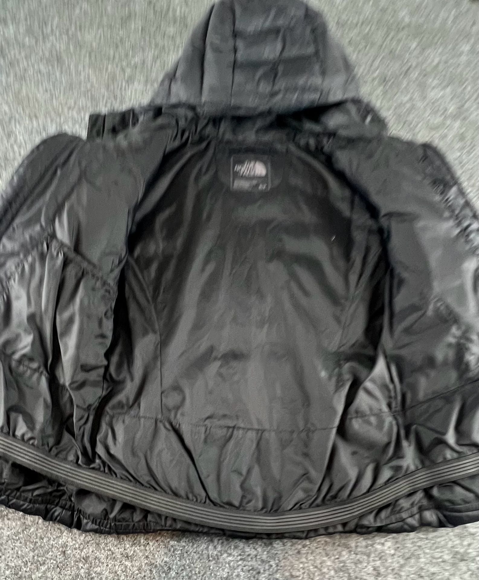 The North Face 550 Puffer Jacket Size S/P Black Down Quilted Hooded 7