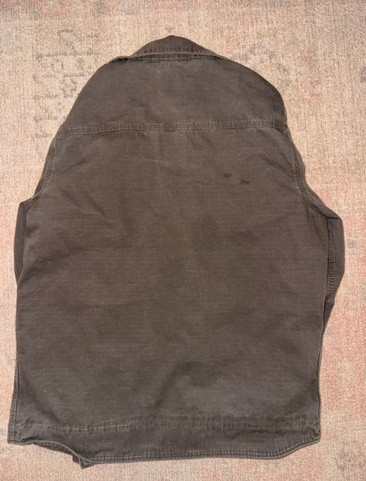 Carhartt Heated Jacket Size M Brown Canvas Full Zip Workwear 6