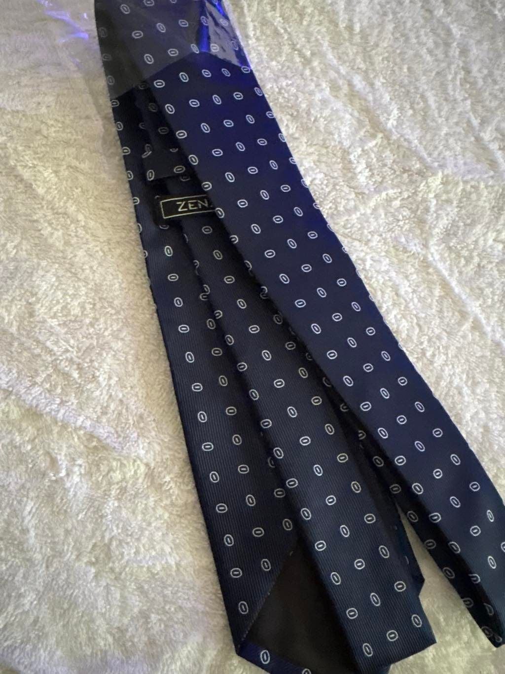 Zenxus Necktie Blue Micro Pattern 2