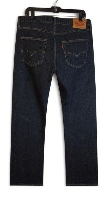 Levi's 501 Original Fit Jeans Size 36x34 Dark Wash 3