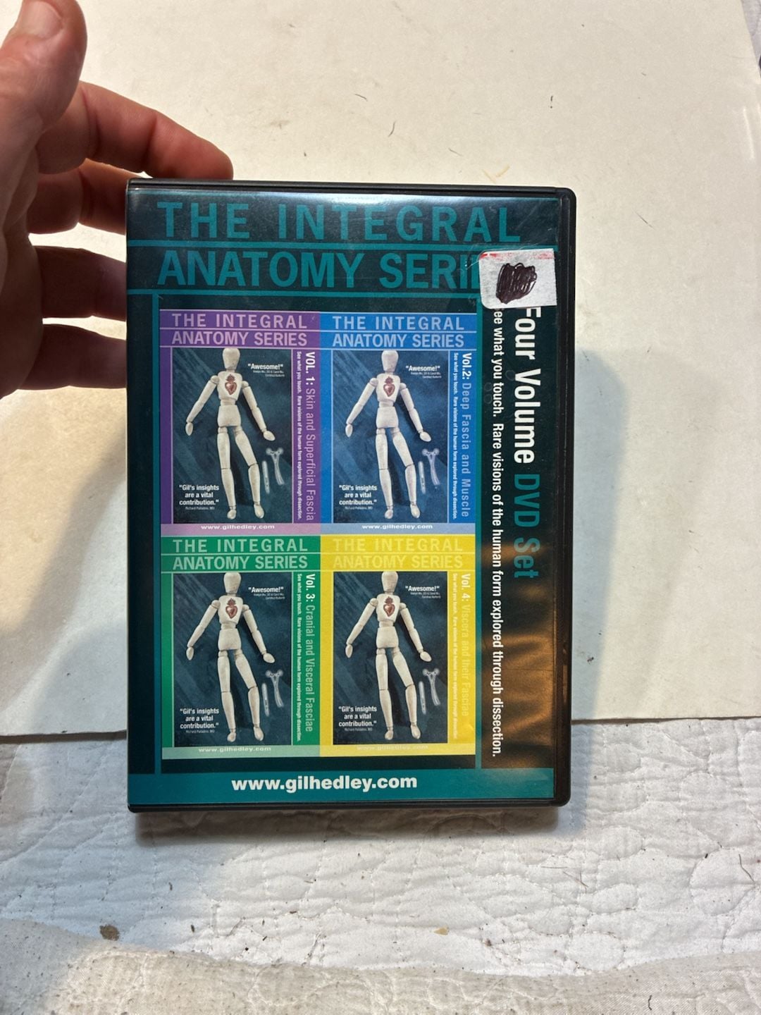 The Integral Anatomy Series Four Volume DVD Set Gil Hedley 1