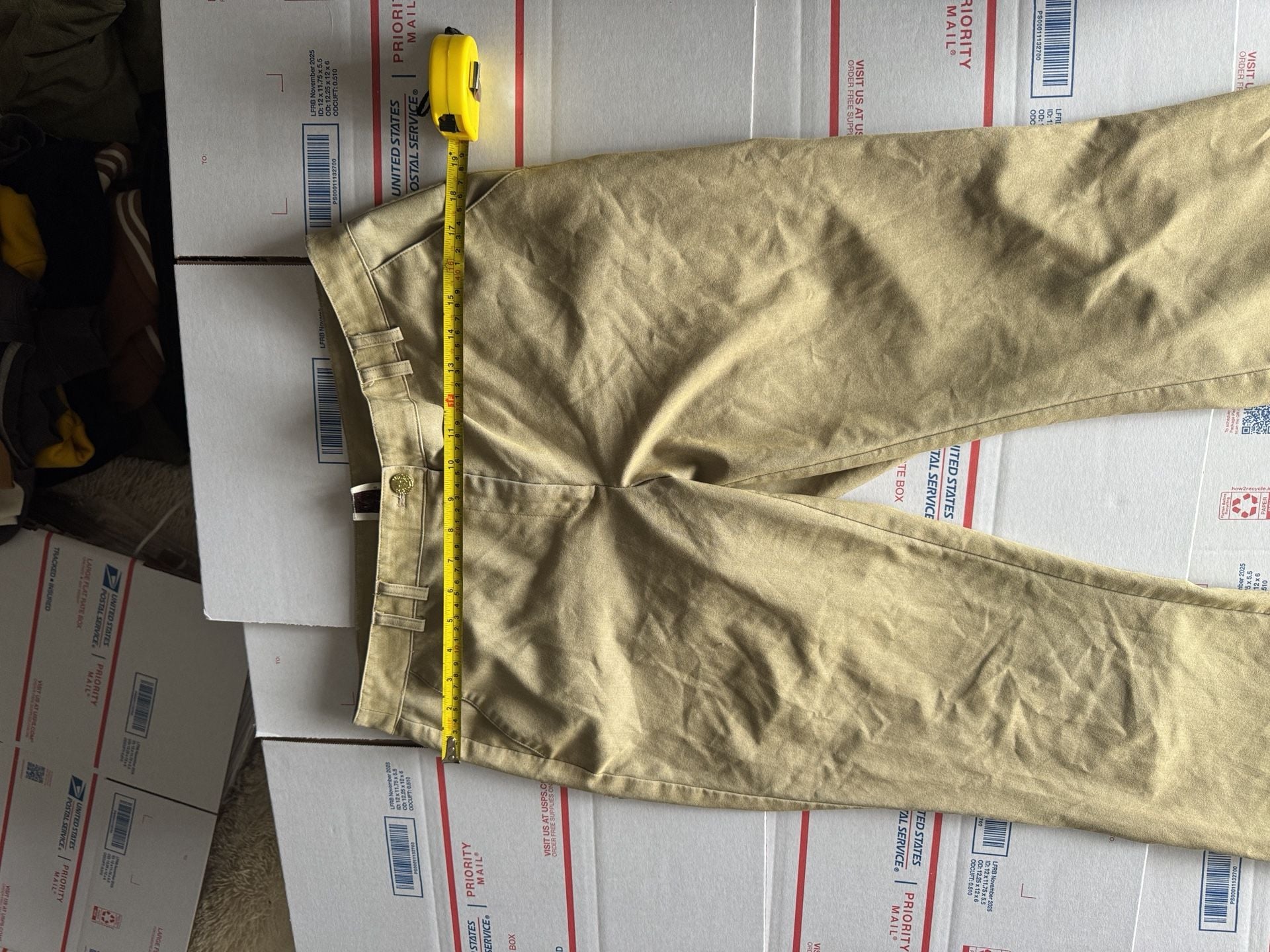 Anne Klein Khaki Flare Pants 8