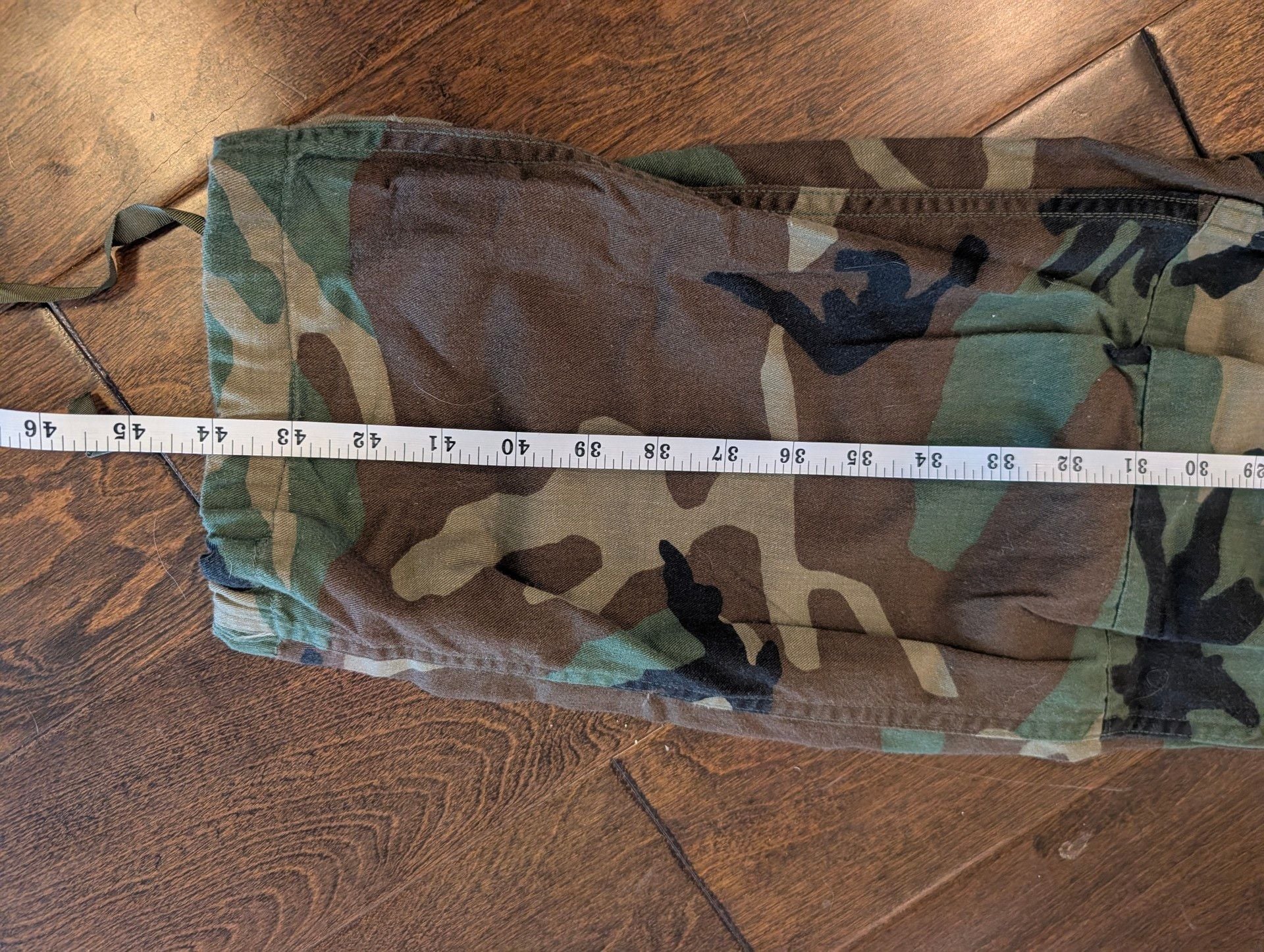 Vintage 80s/90s US Military Surplus Woodland Camo BDU Cargo Pants Medium-Long 8