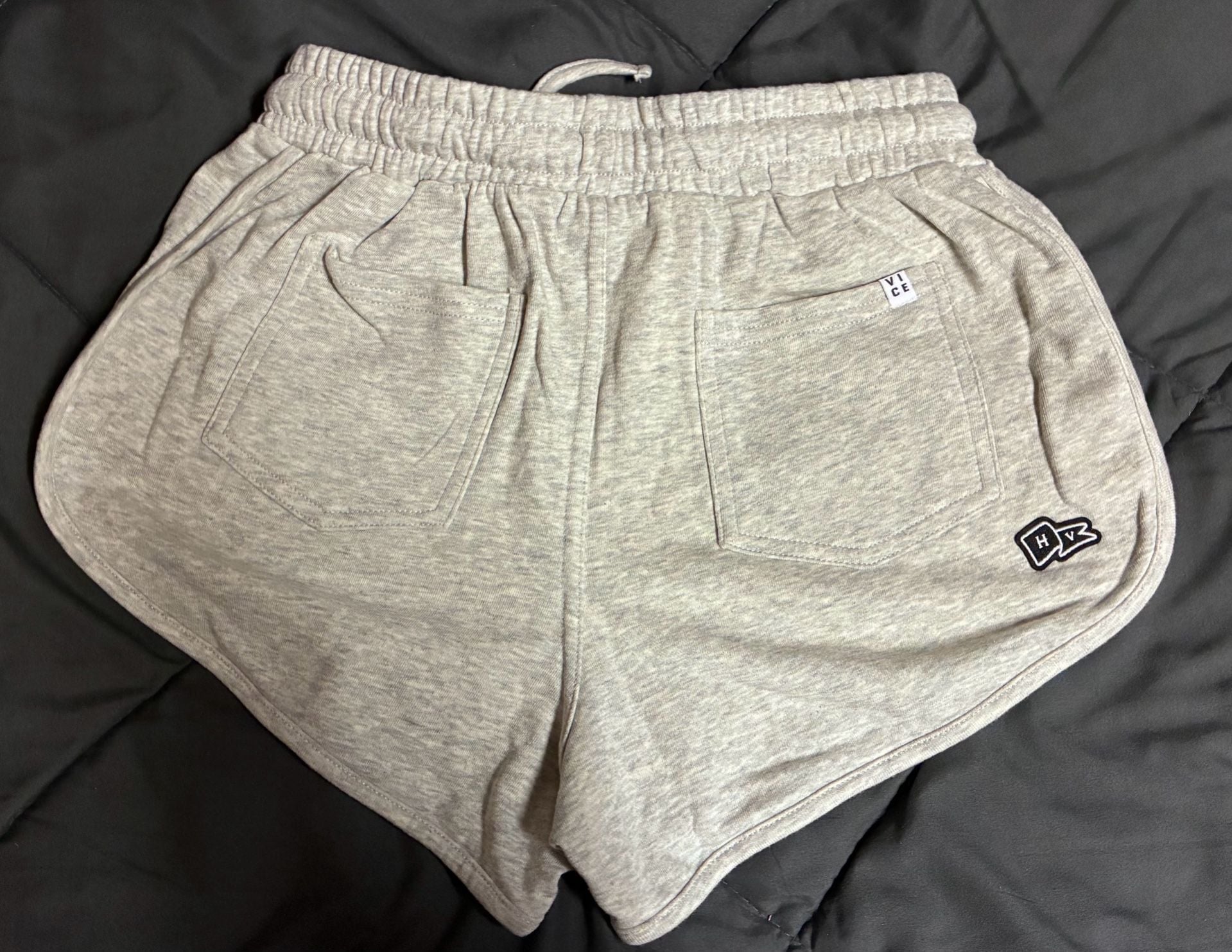 Hype & Vice Wisconsin Badgers Sweatshirt Shorts Size S Gray 4